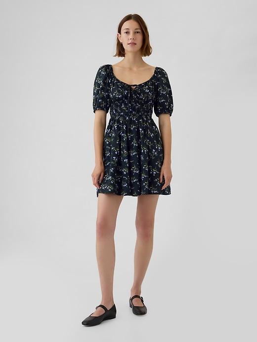Smocked Mini Dress Product Image