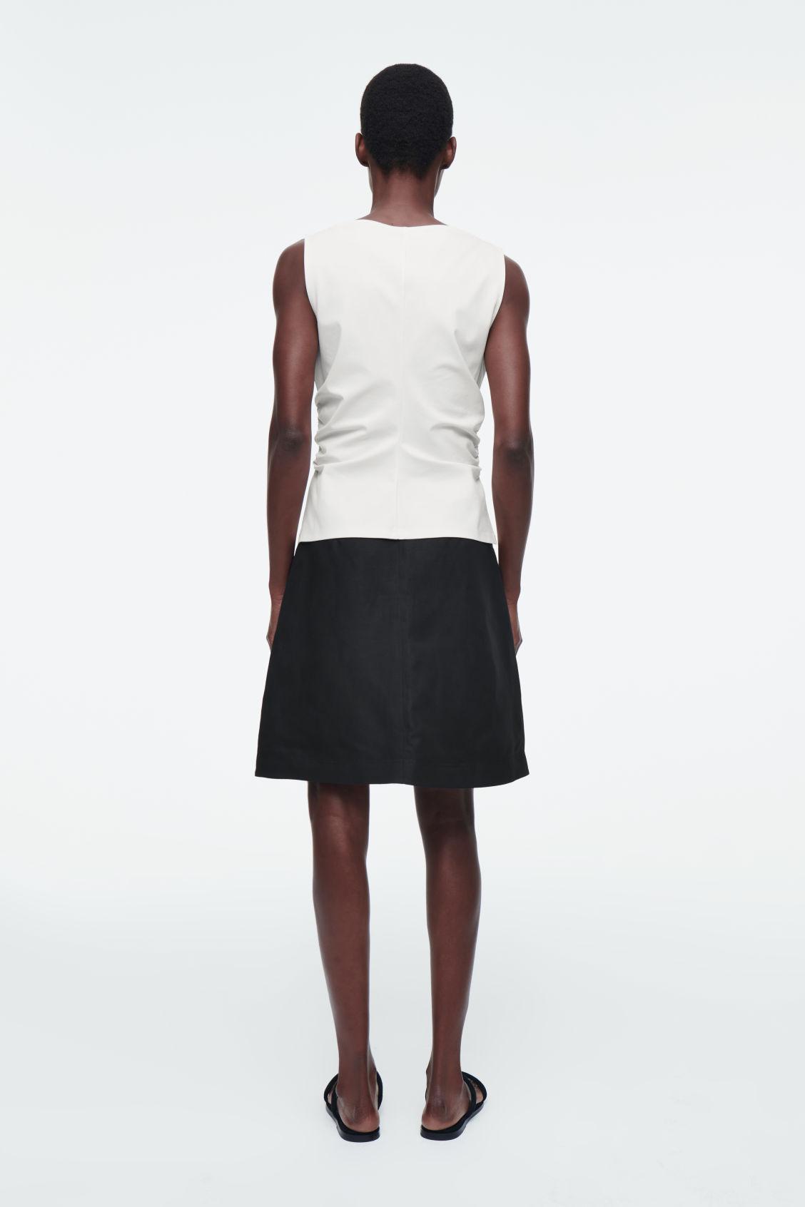 Womens Felted Tweed Miniskirt Product Image