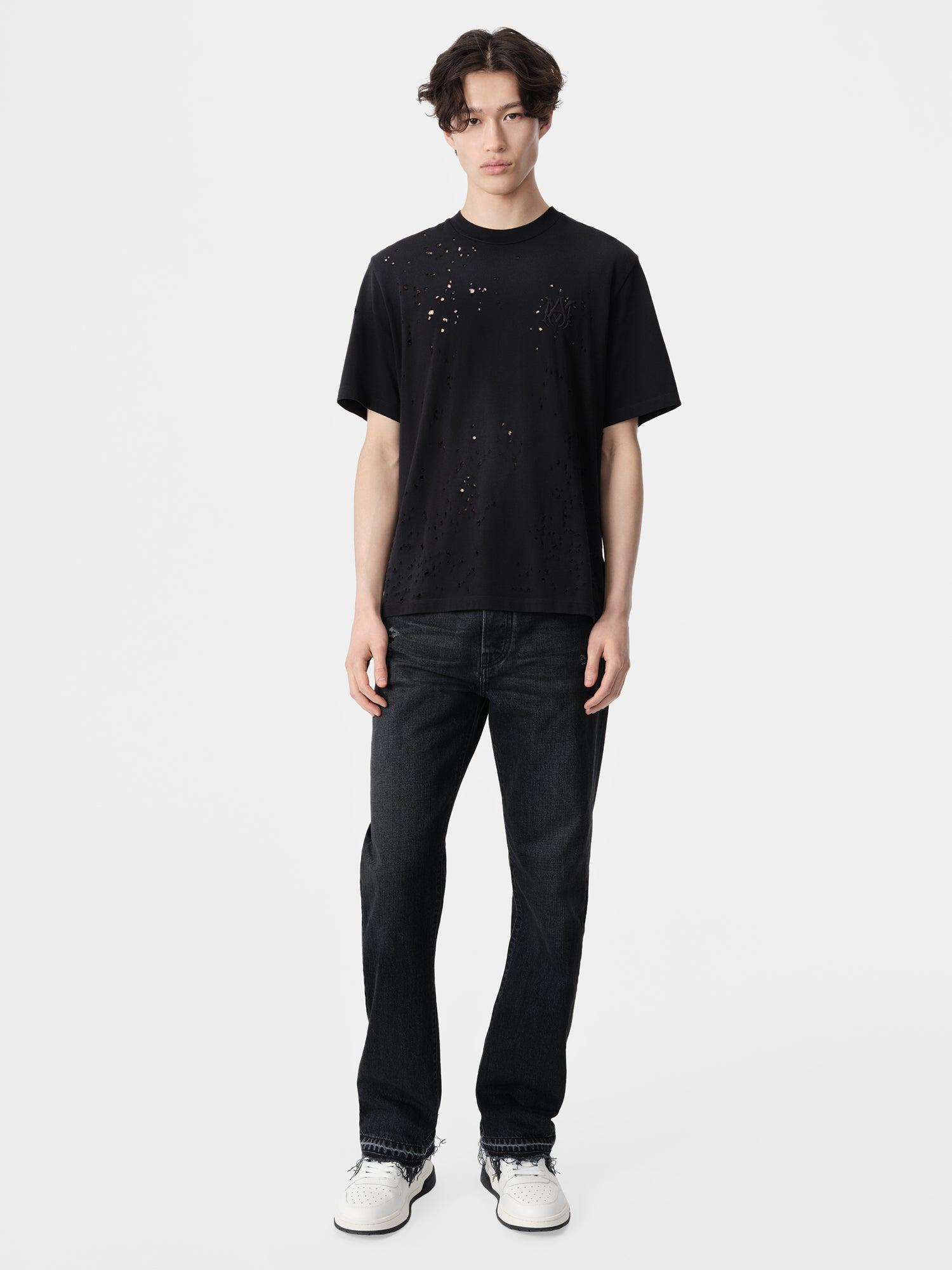 MA SHOTGUN EMBROIDERED TEE - Black Male Product Image