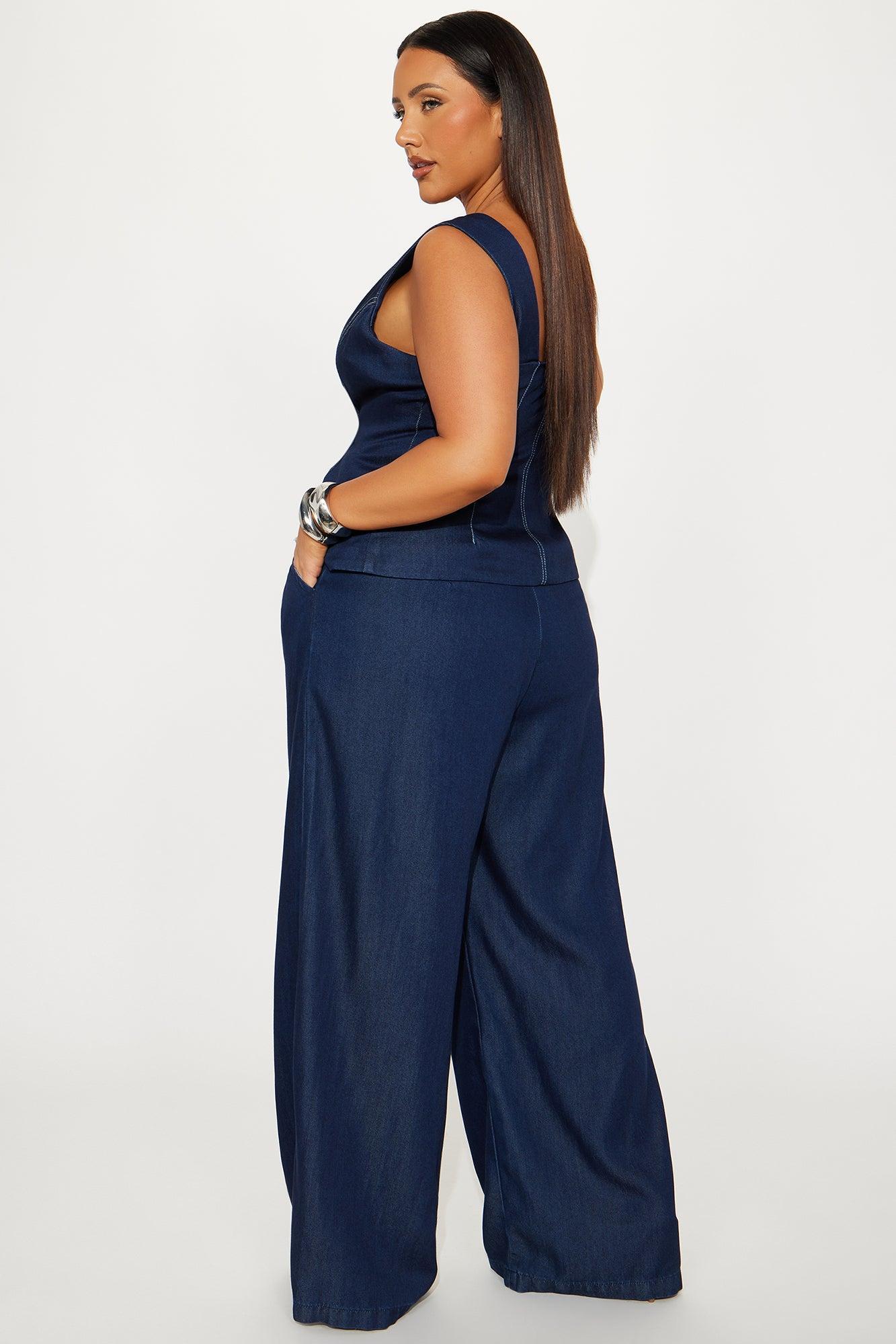 Monique Pant Set - Dark Wash Product Image