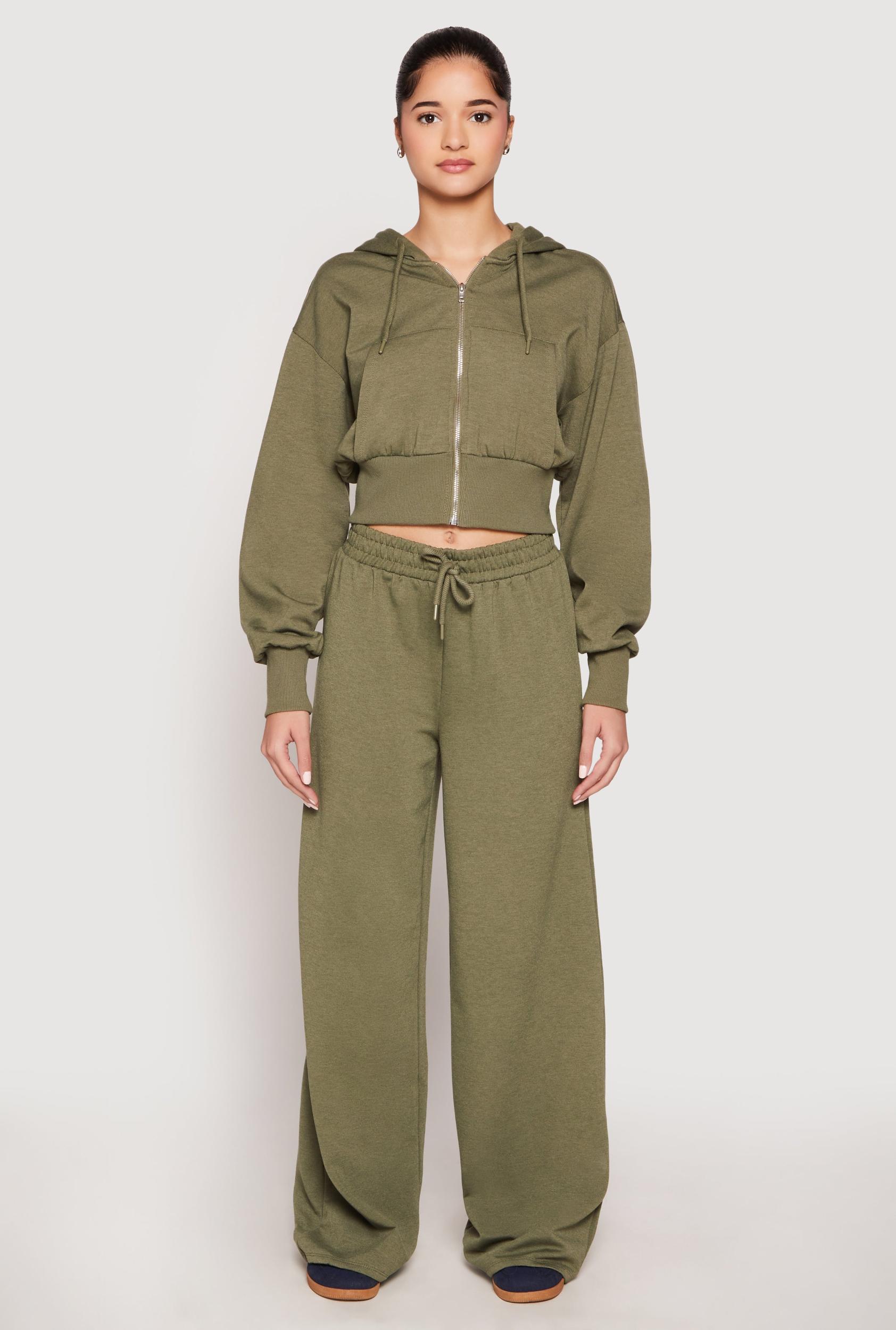 Womens Iris Drawstring Wide Leg Sweatpants Product Image