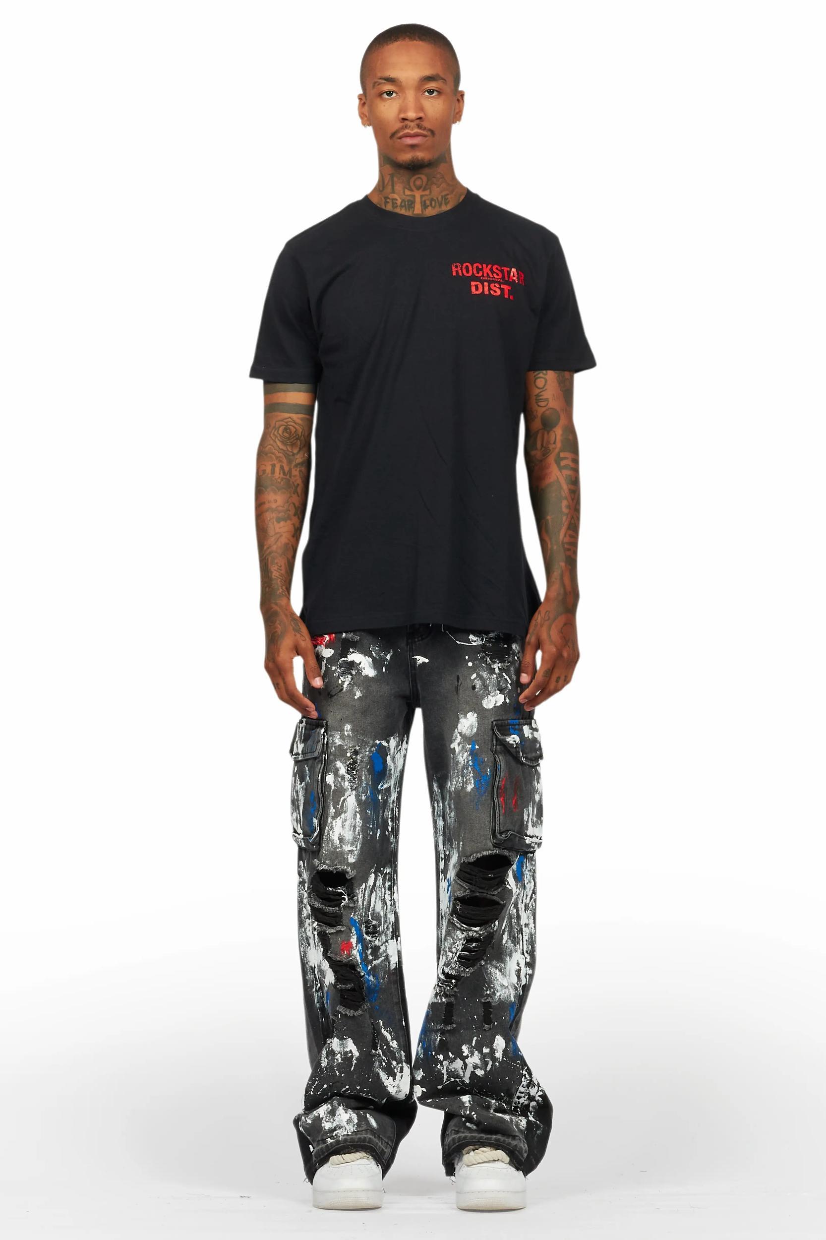 Dallin Grey Painter Baggy Cargo Jean Male Product Image