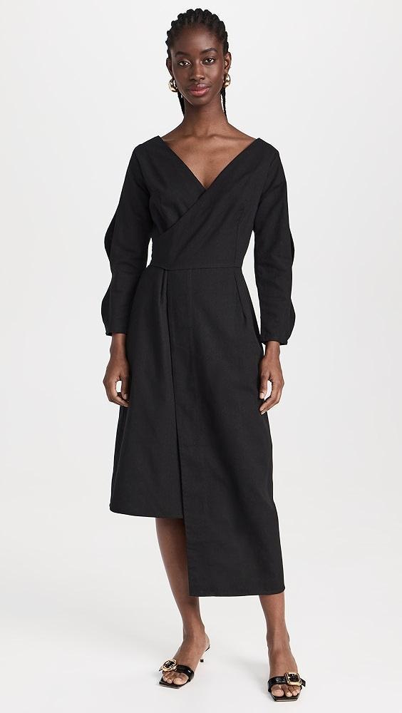 SELFI Two Wave Asymmetrical Wrap Dress | Shopbop Product Image