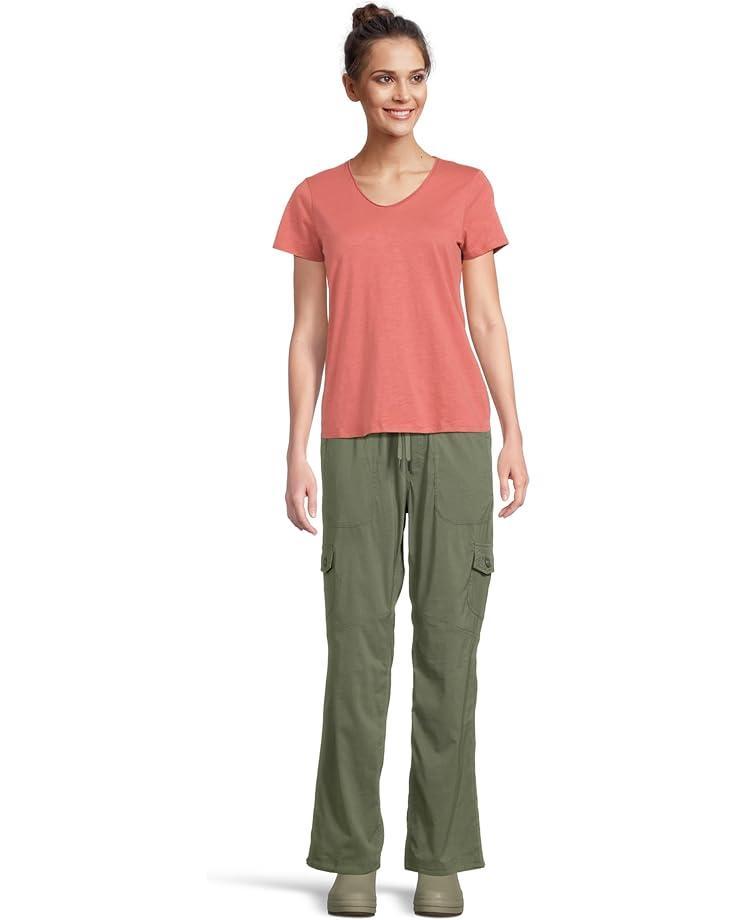 Women's L.L.Bean Organic Cotton V-Neck Short Sleeve Tee Product Image