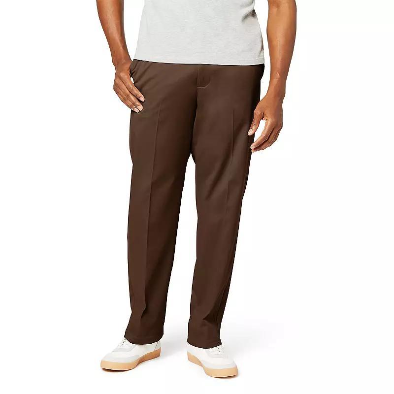 Men's Dockers® Stretch Easy Khaki Classic-Fit Flat-Front Pants, Size: 36X34, Brown Product Image