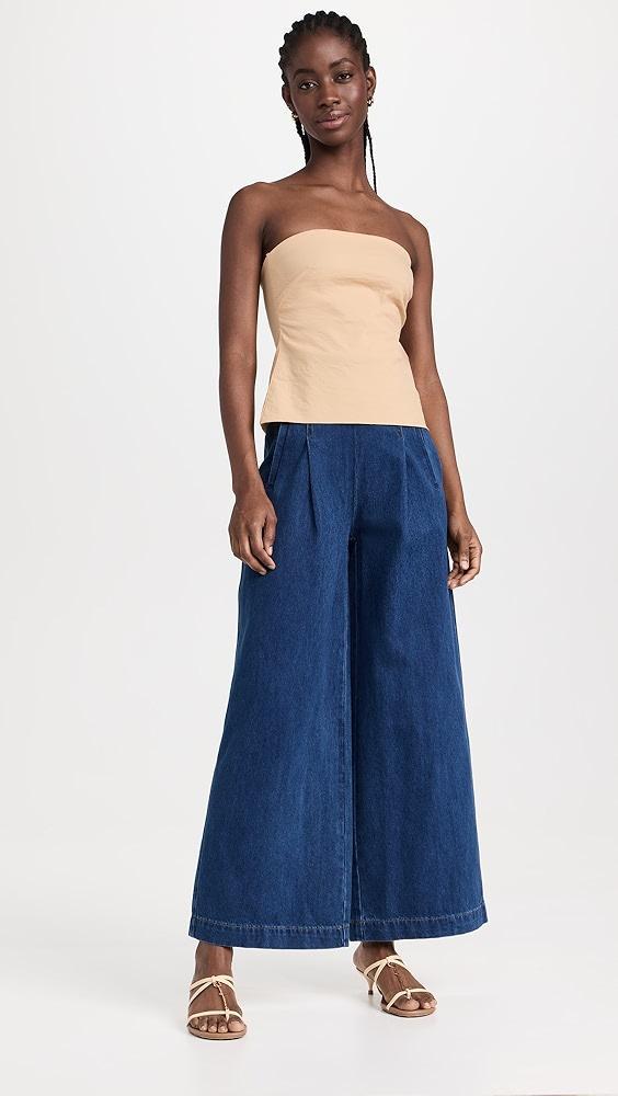 Rosetta Getty High Rise Wide Leg Jeans | Shopbop Product Image