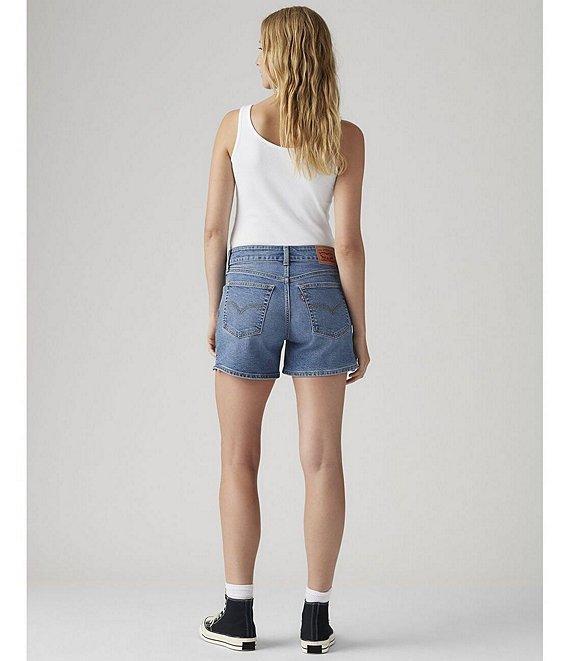 Levi's® Mid Rise Stretch Denim Shorts Product Image