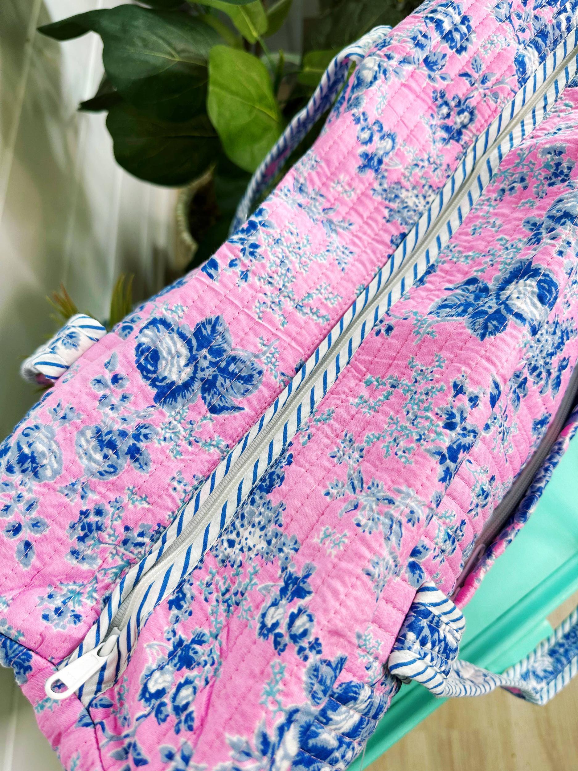 Cottage Floral Quilted Tote Bag Product Image