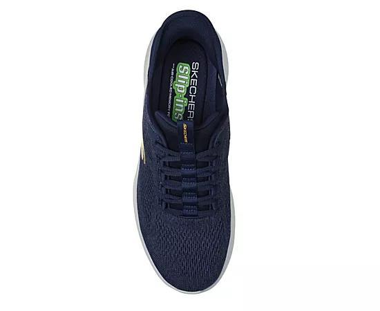 Skechers Hands Free Slip-ins® Skech-Lite Pro Primebase Men's Shoes, Size: 9.5 XW, Navy Yellow Product Image