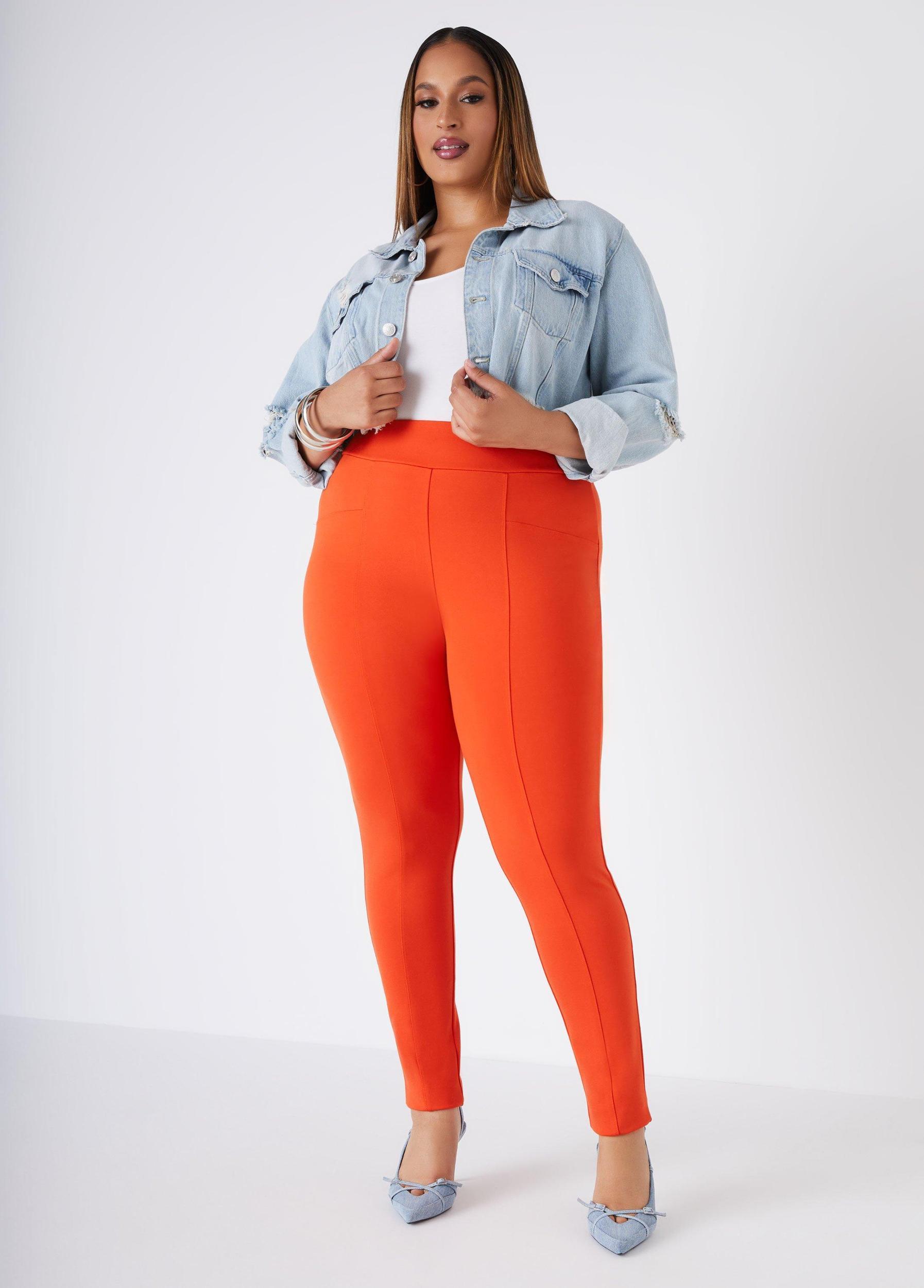 Seamed Ponte Leggings Product Image