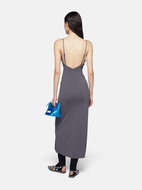 Grey midi dress Product Image