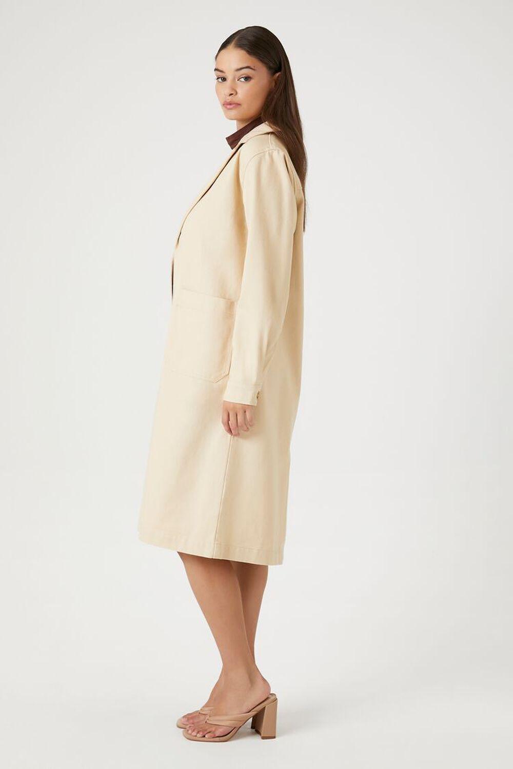 Notched Twill Trench Coat | Forever 21 Product Image