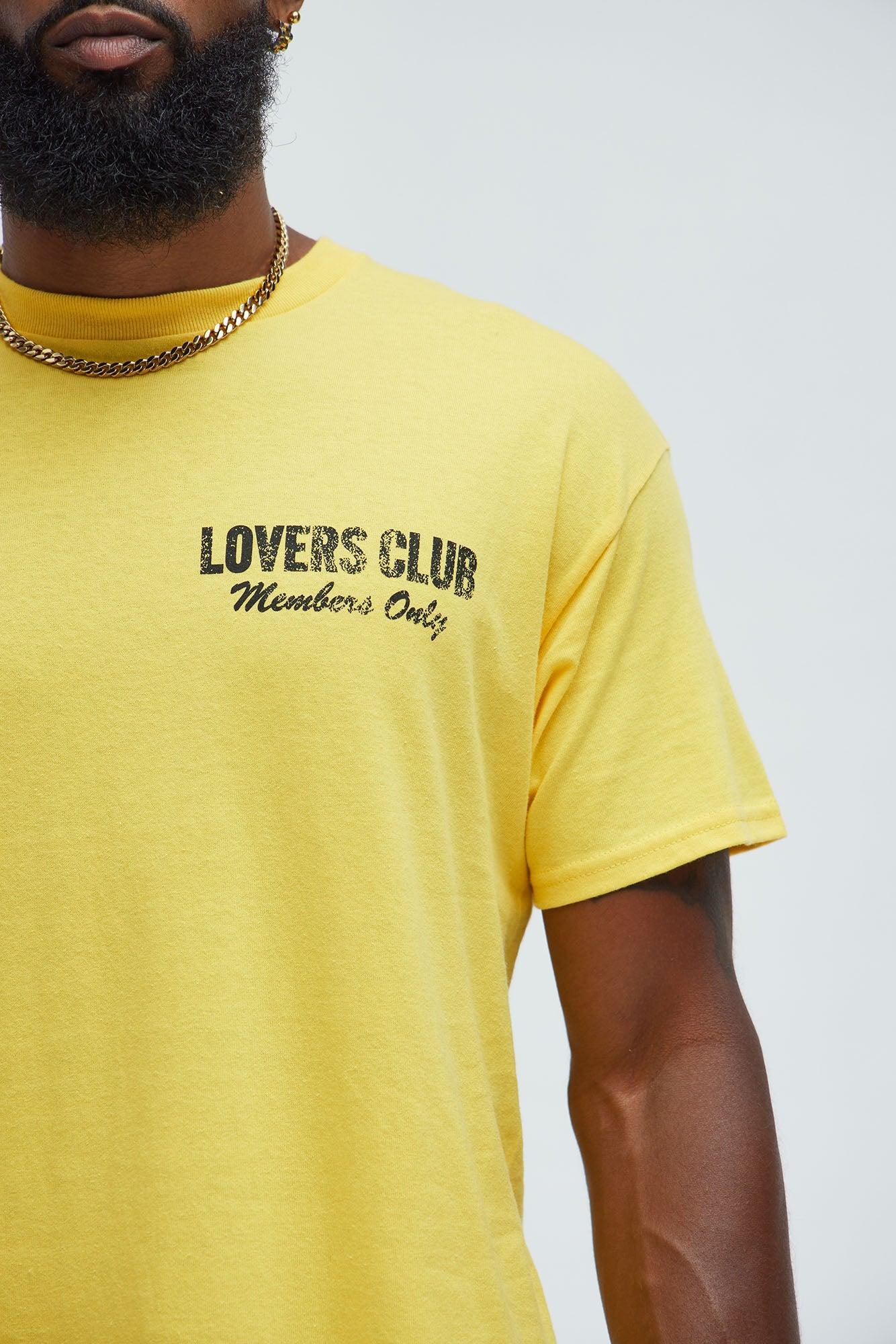 Lovers Club Short Sleeve Tee - Yellow Product Image