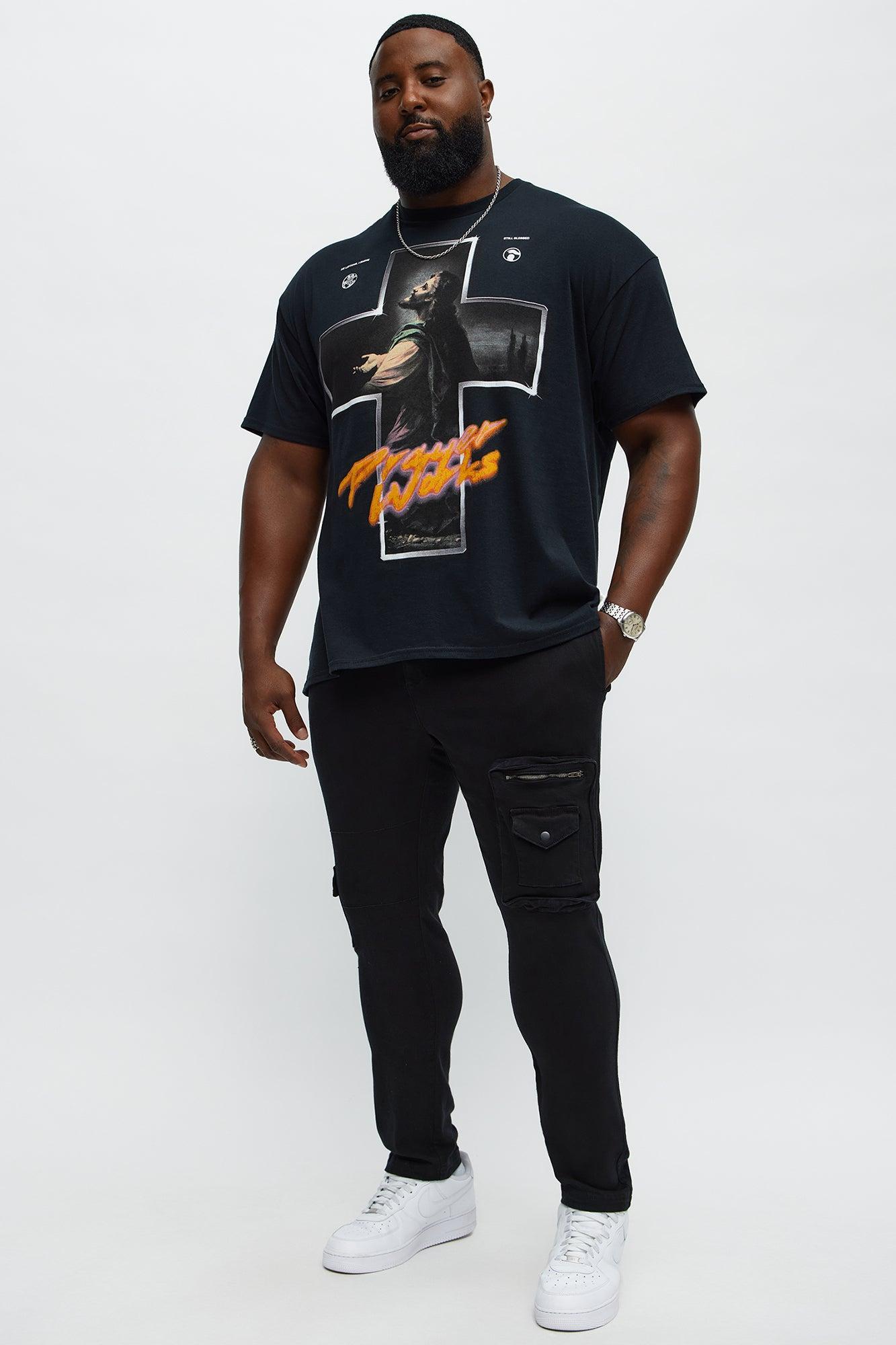 Prayers Works Short Sleeve Tee - Black Male Product Image