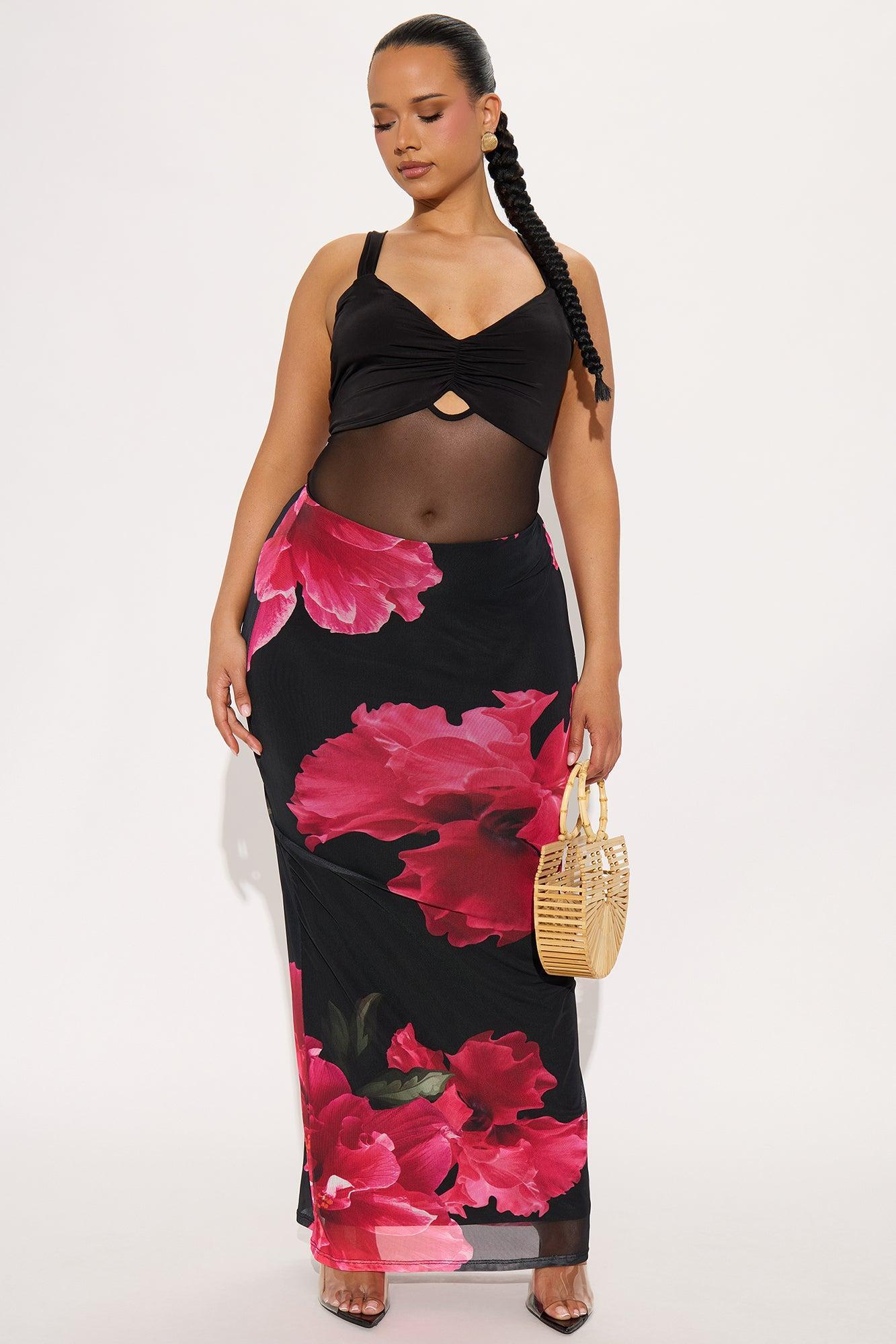 Alluring Mesh Cut Out Ruched Bodysuit - Black Product Image