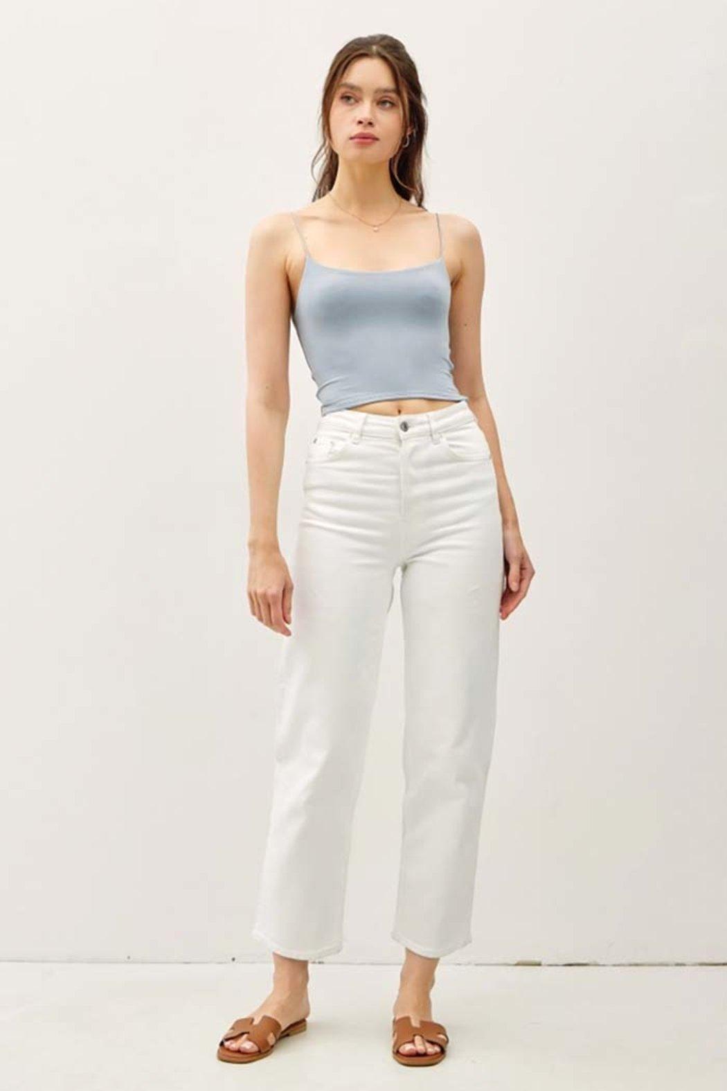 Cropped Spaghetti Tank Product Image