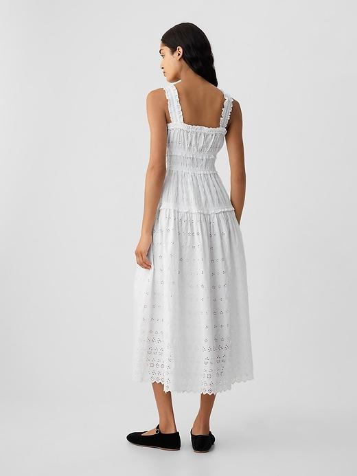 Gap × DÔEN Eyelet Midi Dress Product Image