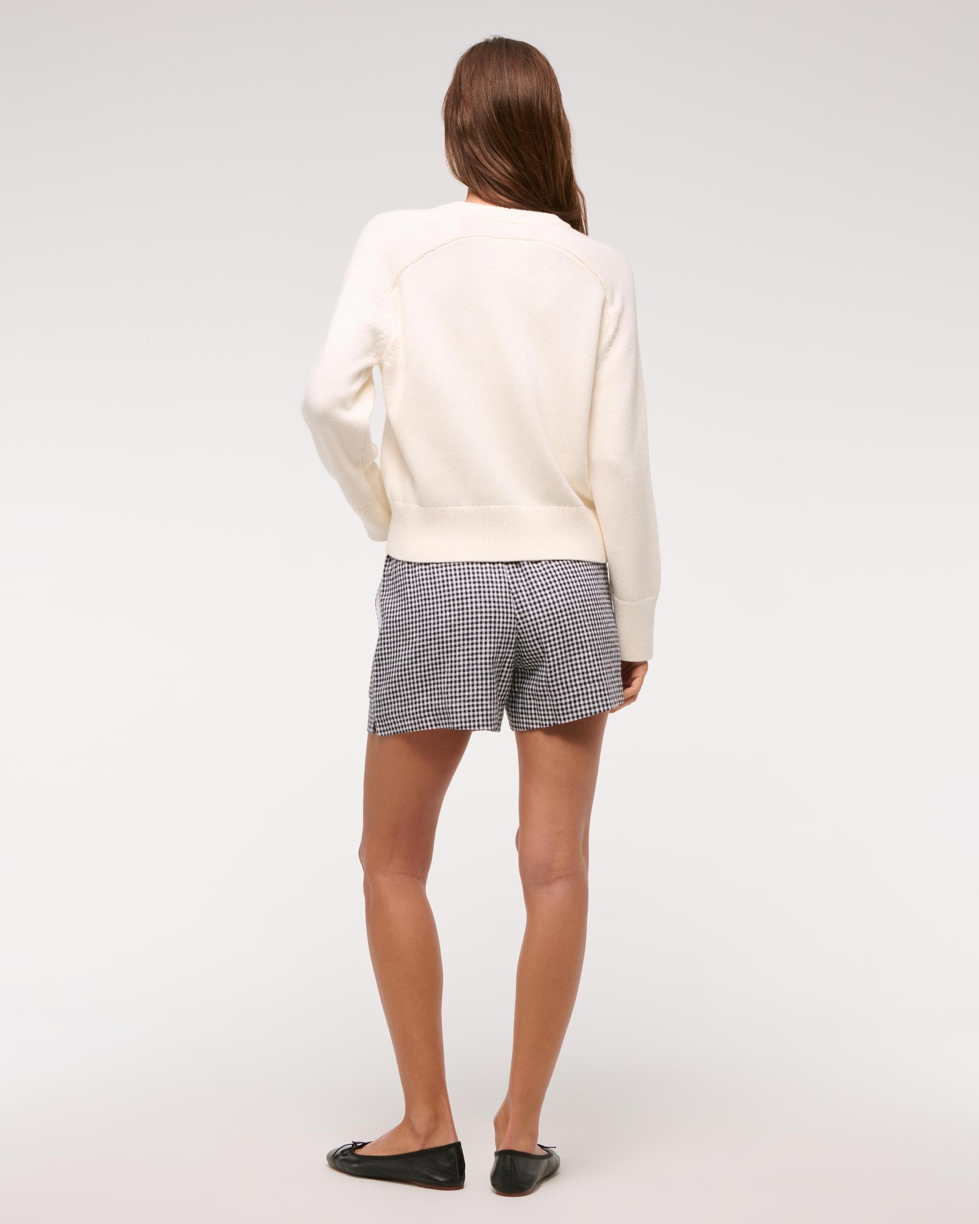 The A&F Madeline Textural Crew Sweater Product Image
