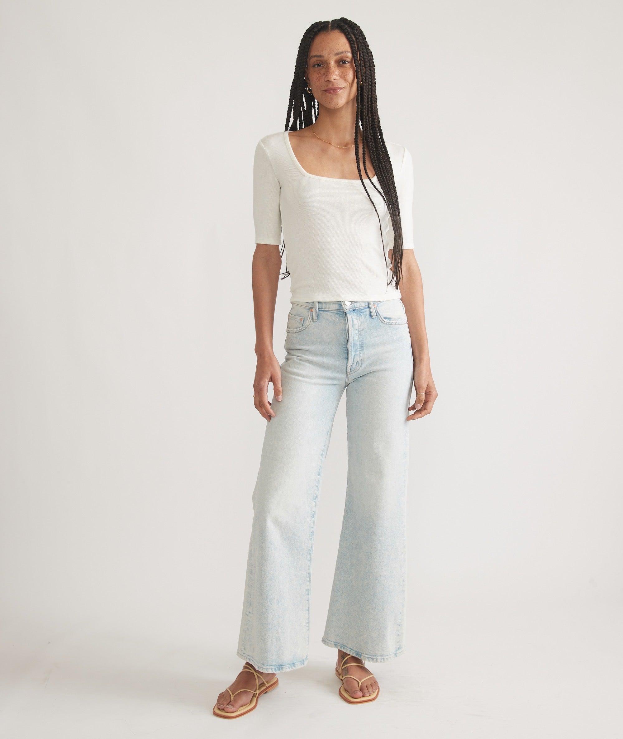 Lexi Rib Square Neck Top Product Image