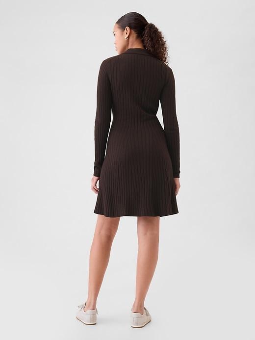 CashSoft Polo Sweater Mini Dress Product Image