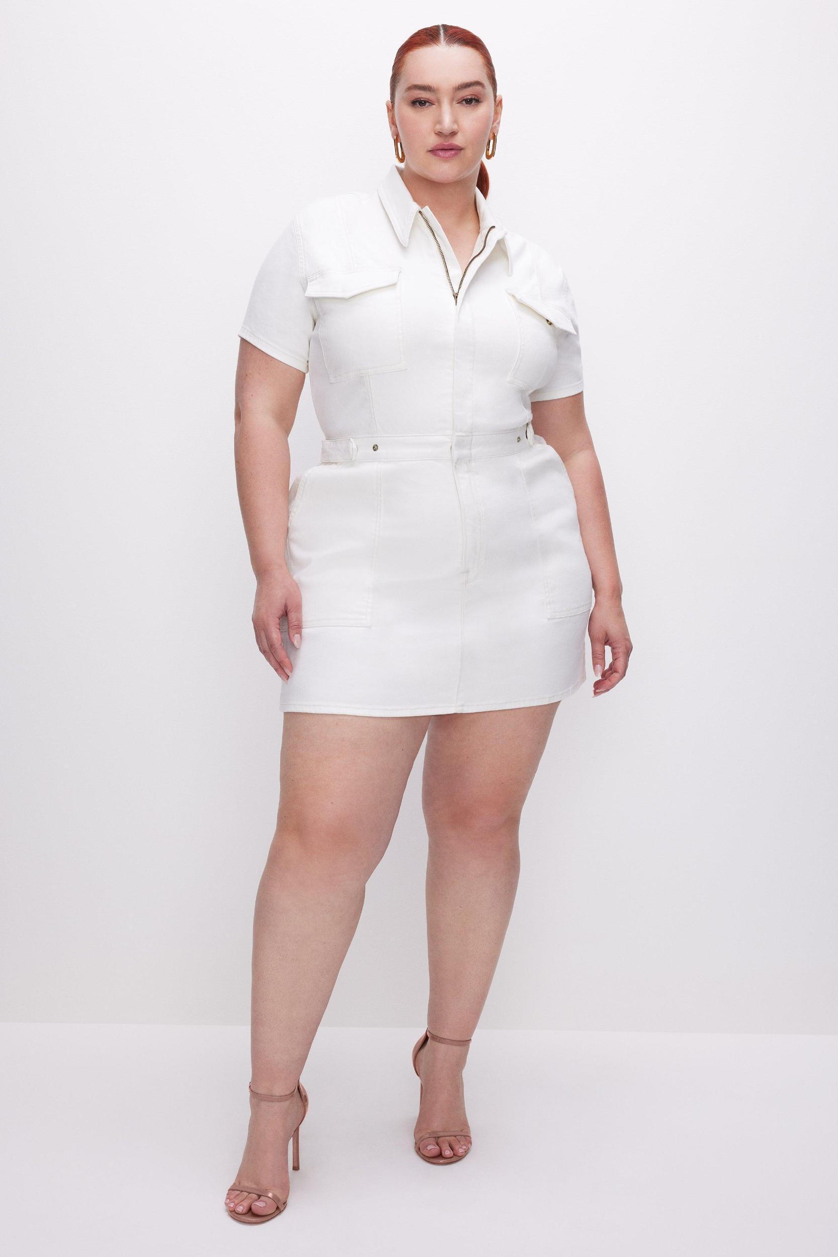 FIT FOR SUCCESS MINI DRESS | WHITE001 Product Image