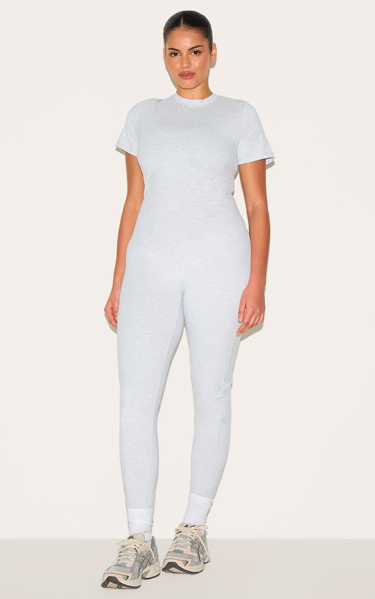 Ash Grey Ultimate Sculpt Short Sleeved Unitard Product Image