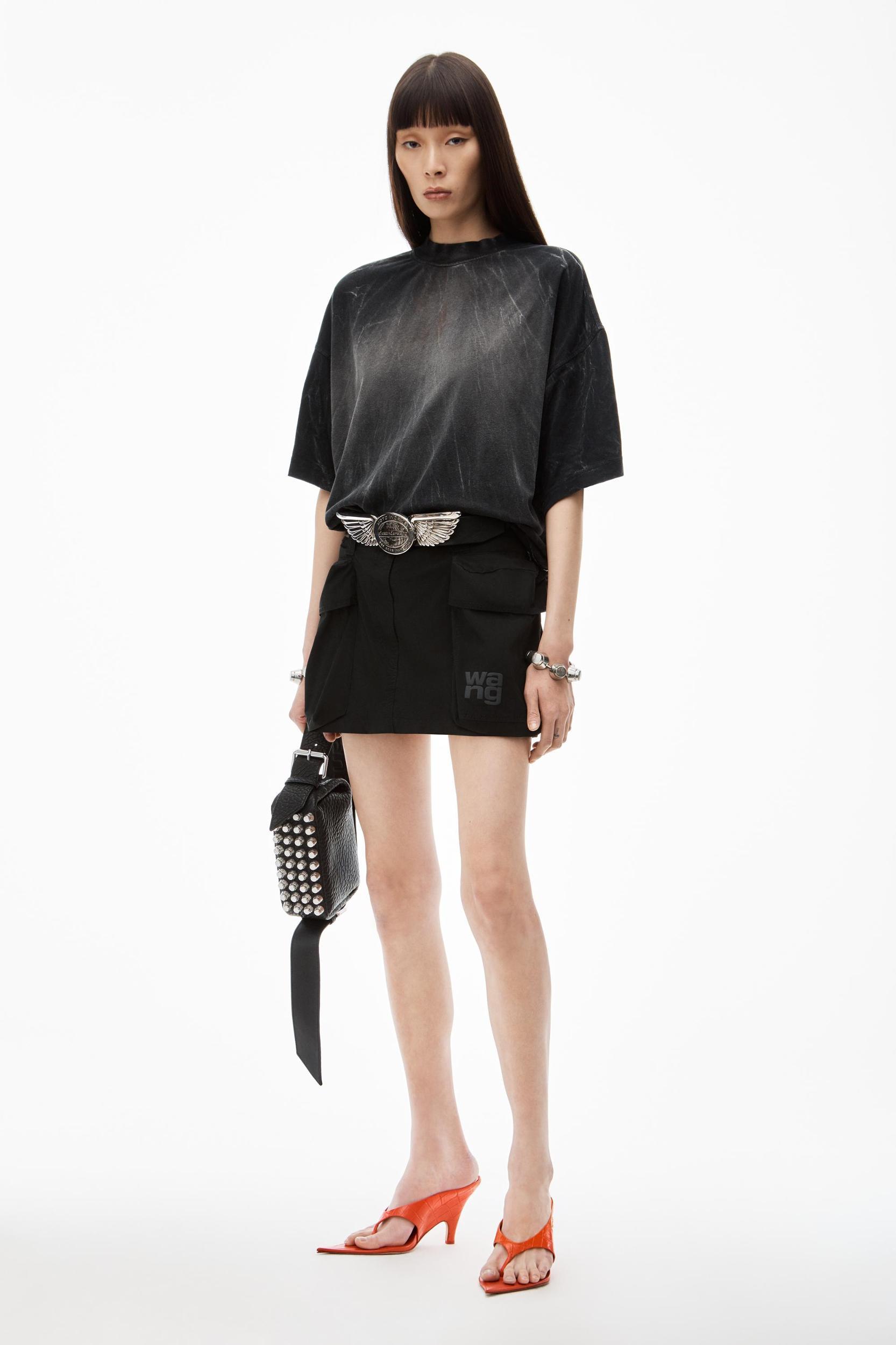 Cargo Mini Skirt With Oversize Pockets Product Image