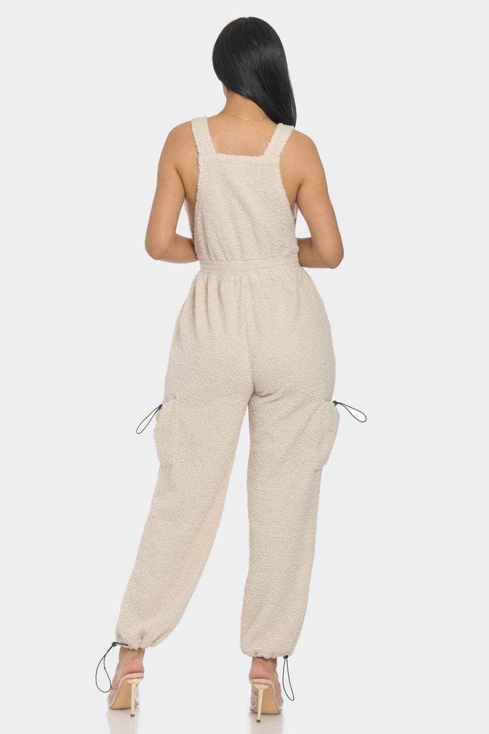 Cozy Fleece Overalls Product Image