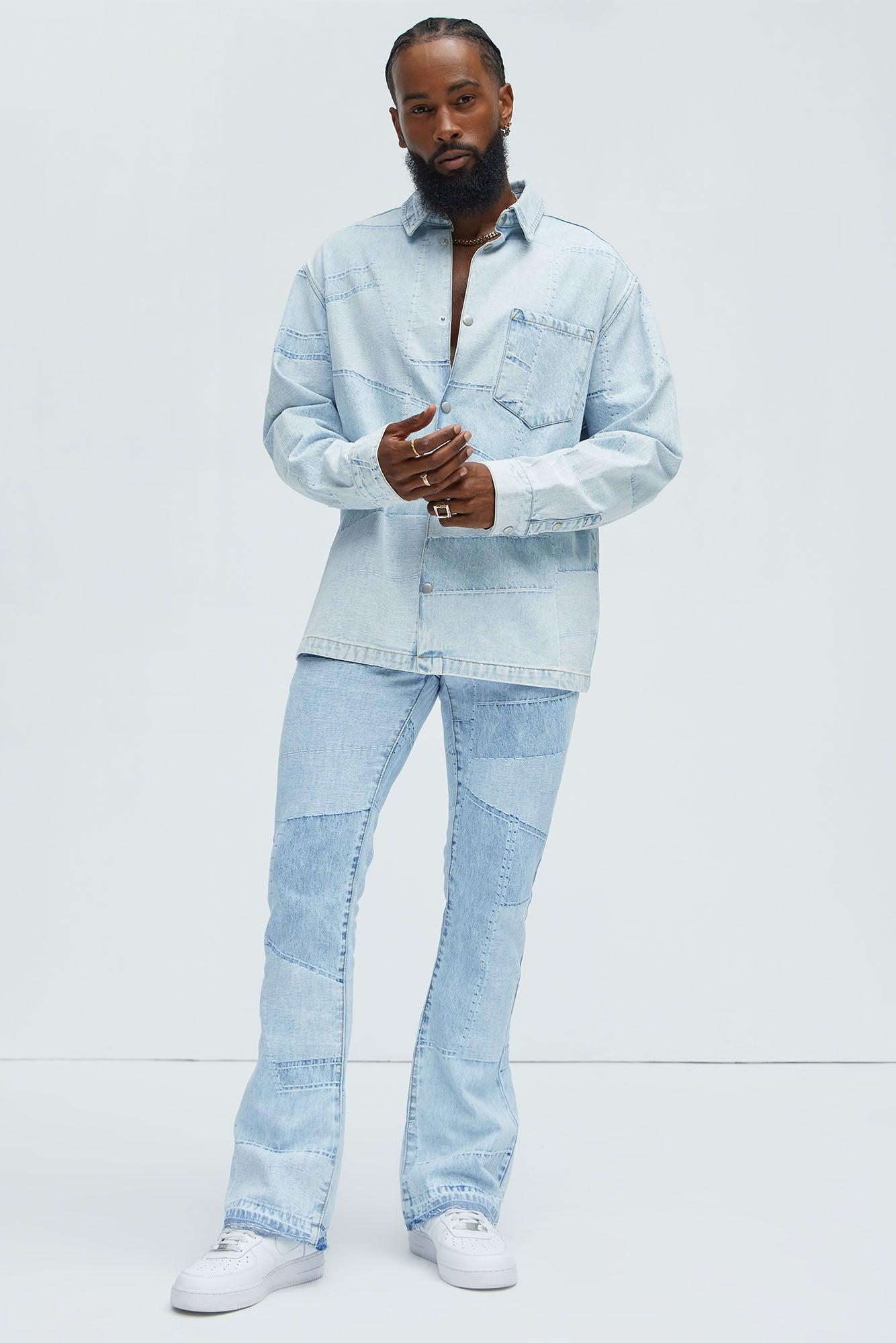 Verdugo Denim Long Sleeve Shirt - Light Blue Wash Product Image