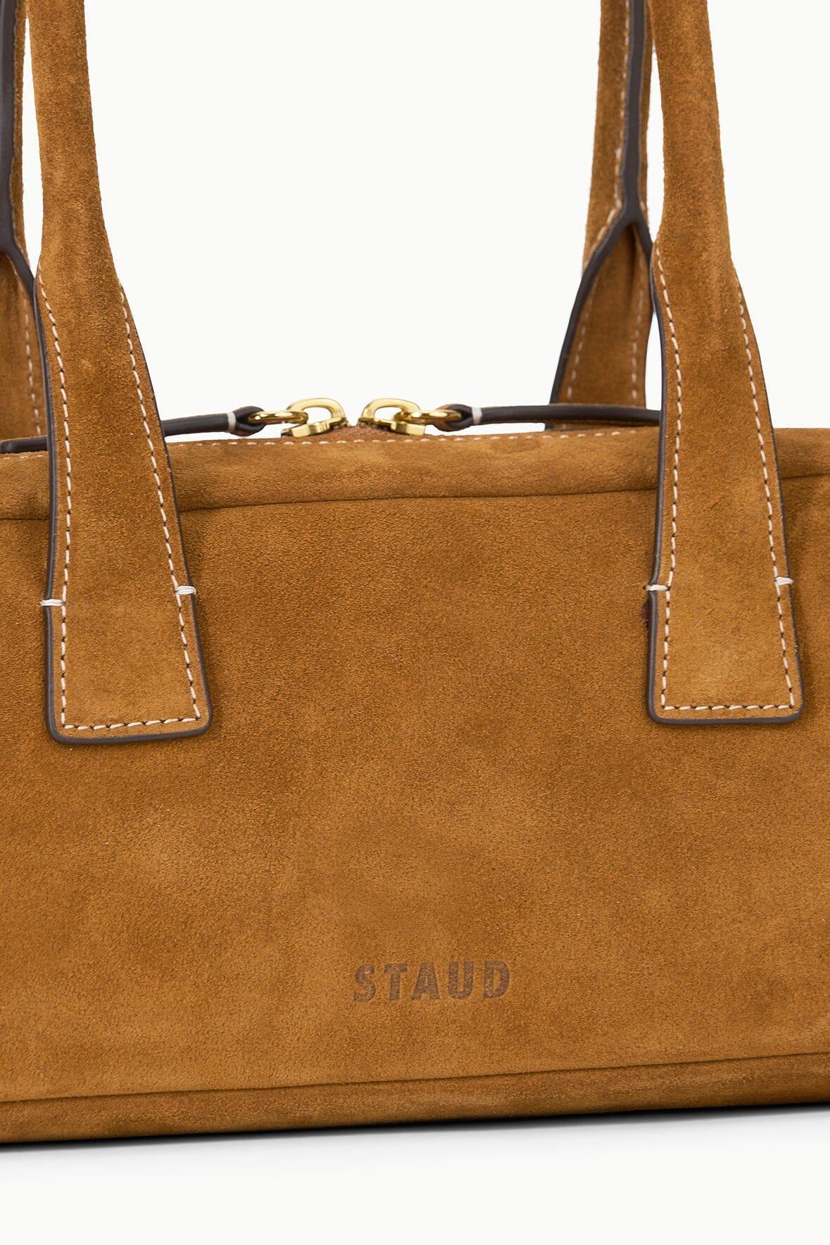 DUDE SHOULDER BAG | TAN SUEDE Product Image