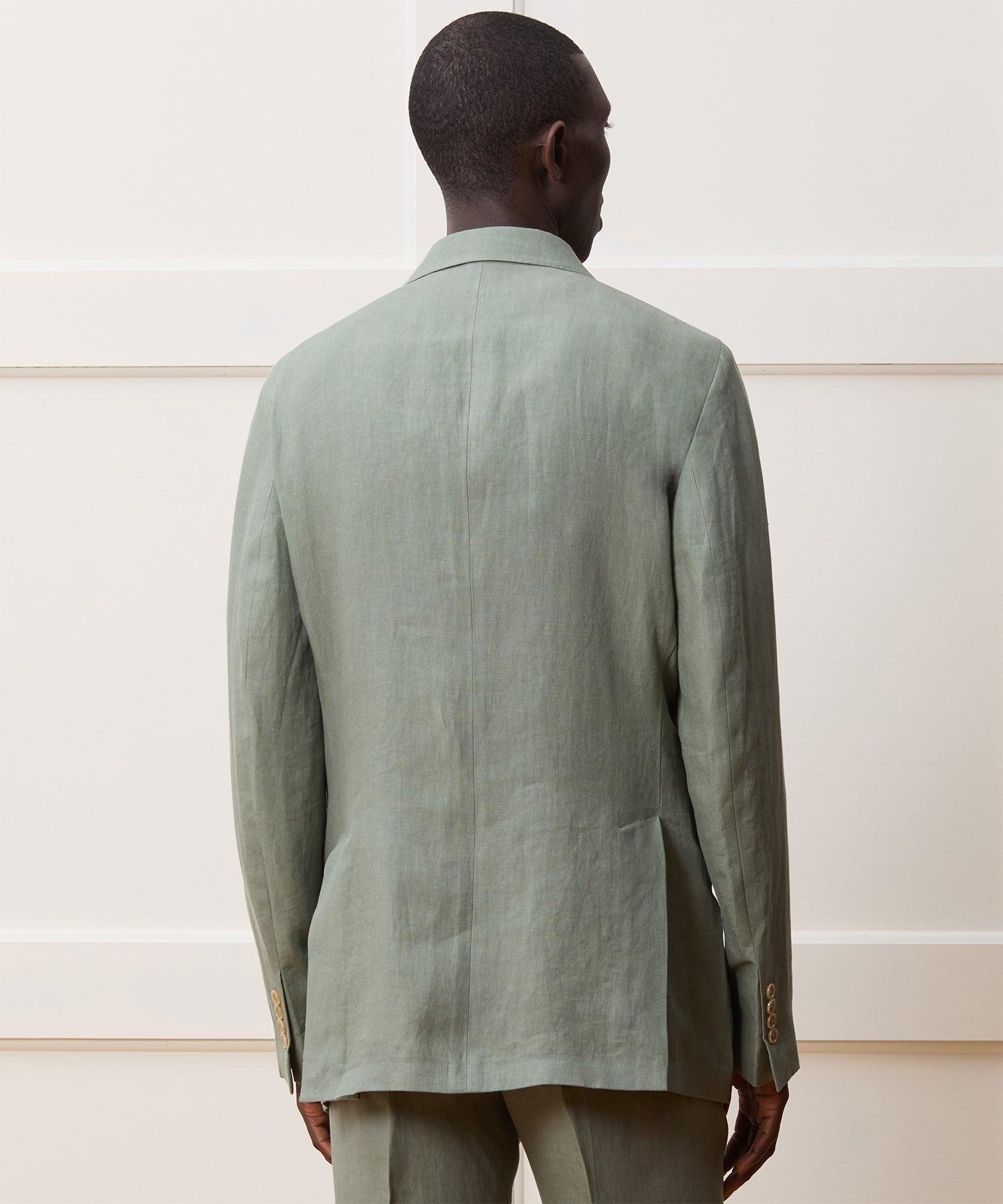 Italian Linen Double-Breasted Suit Product Image