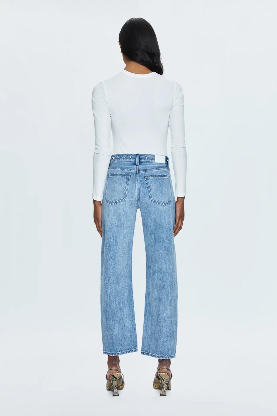 "Lexi" Studded Straight Jean Product Image