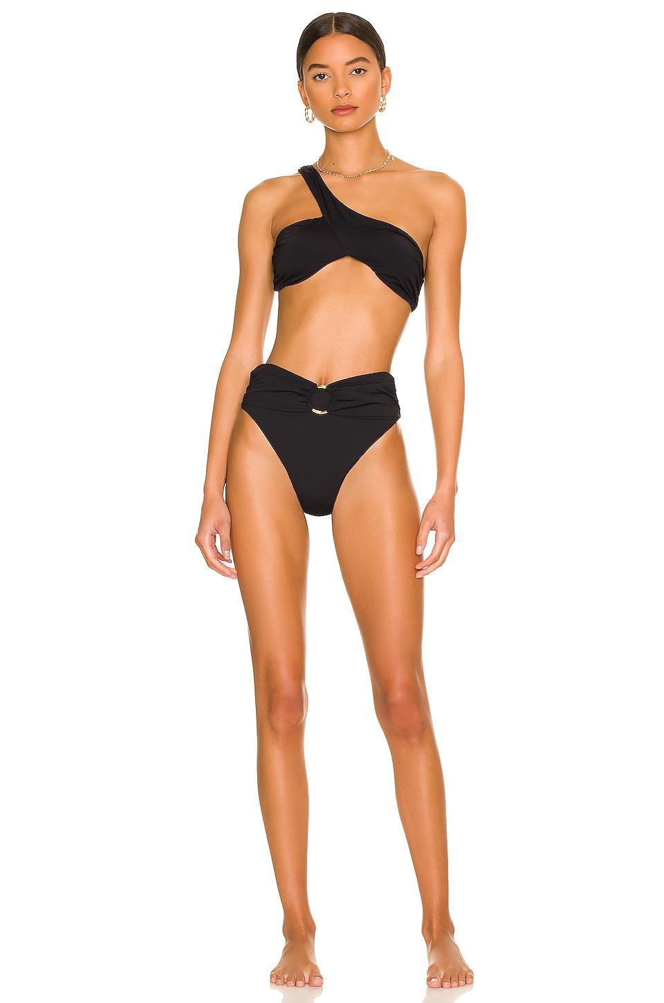 Asymmetrical Cross Over Bikini Top Product Image