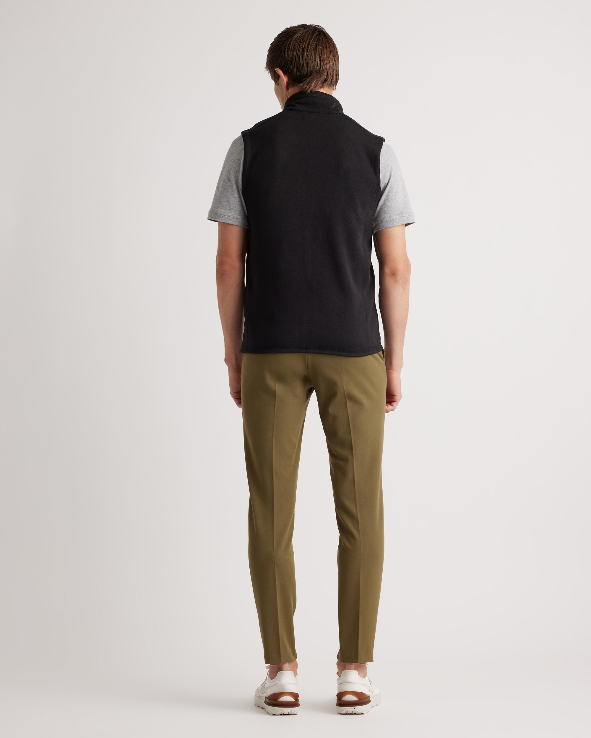 Quince | Men's Sweater-Knit Fleece Full-Zip Vest Recycled Polyester Product Image