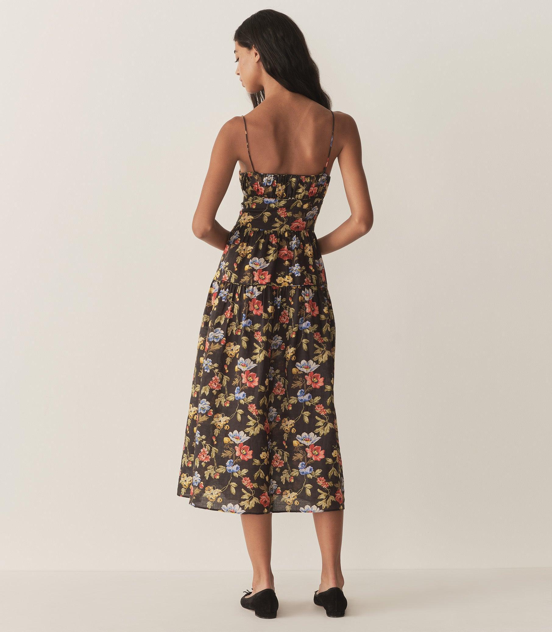 BENOIT DRESS -- NOIR WILD ROSE Product Image