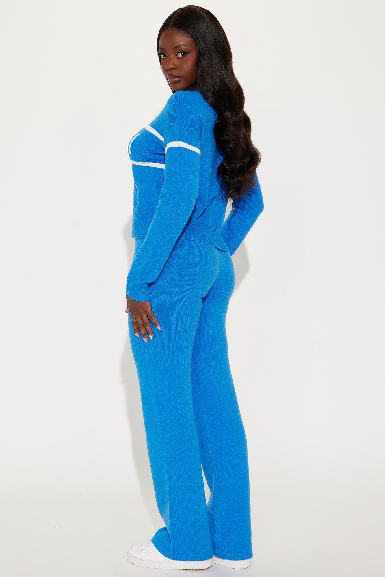 Snow Bunny Sweater Pant Set - Royal Product Image