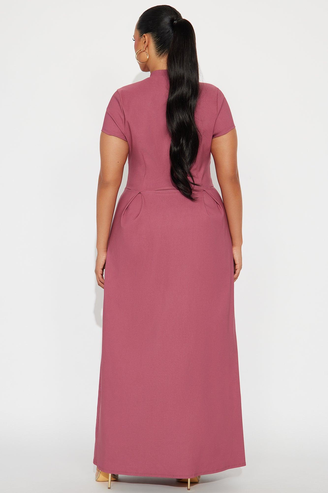 Too Busy To Care Maxi Dress - Mauve Product Image
