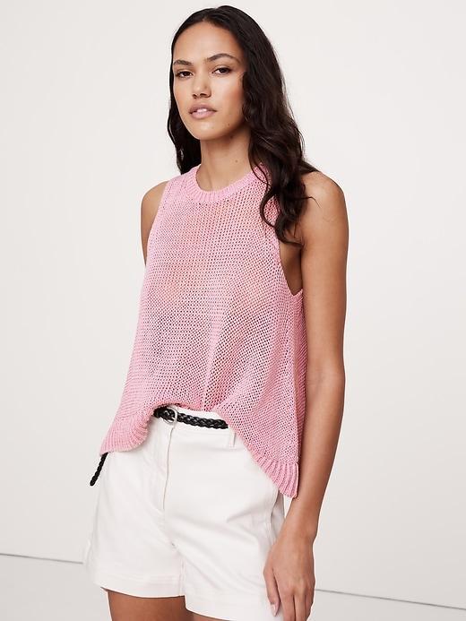 Linen Sweater Tank Product Image