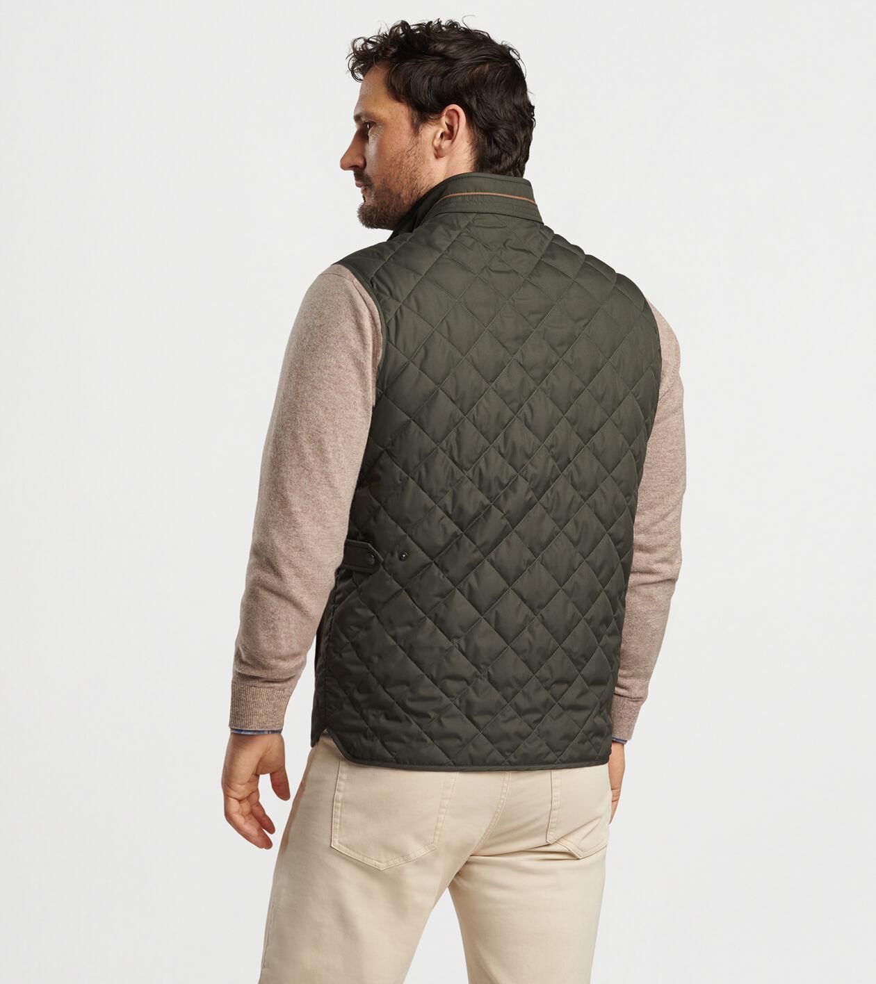 Peter Millar Mens Essex Vest | Color: Navy | Size: S Product Image