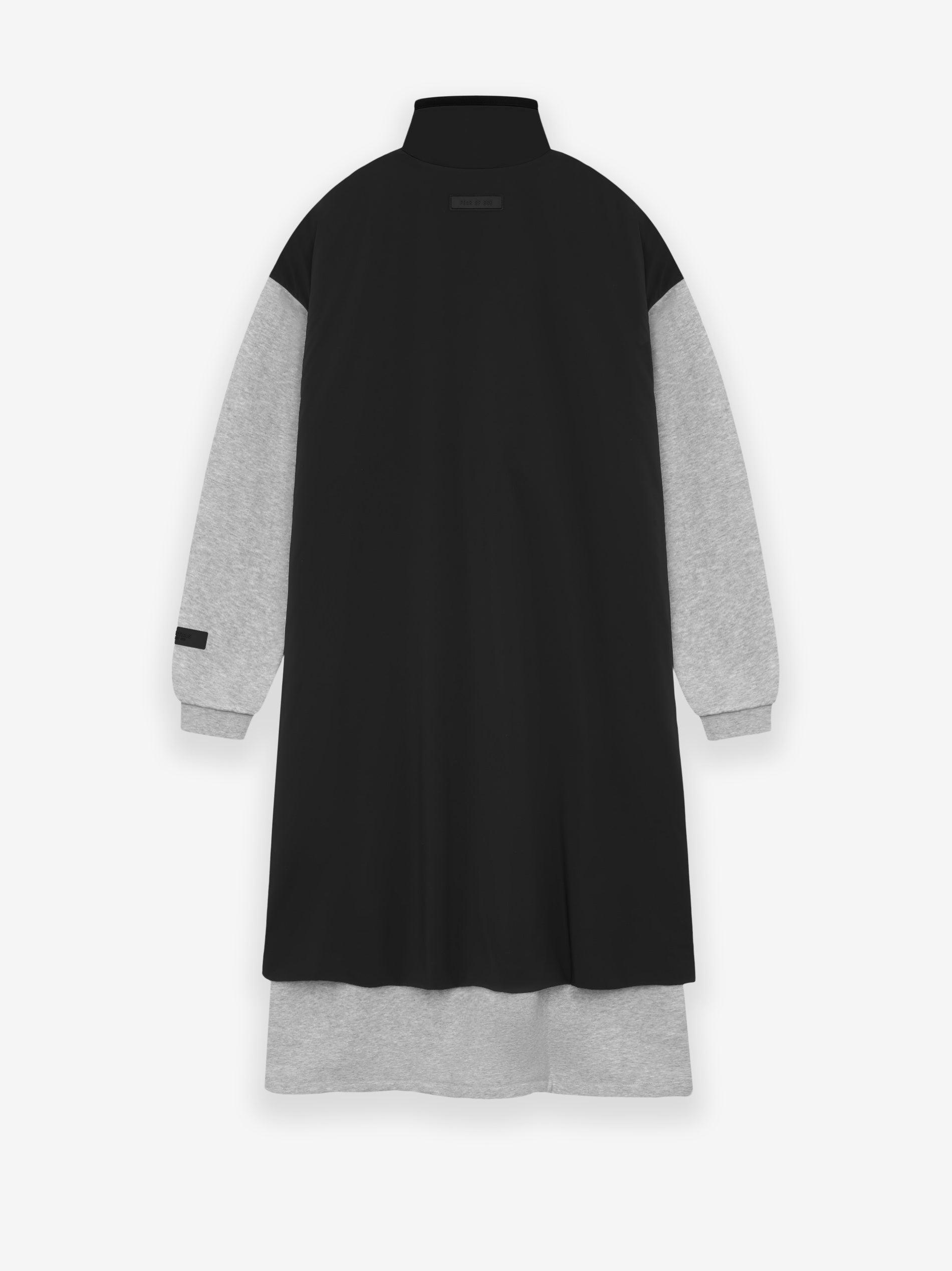 Womens Nylon Fleece Mockneck Sweater Dress Female Product Image