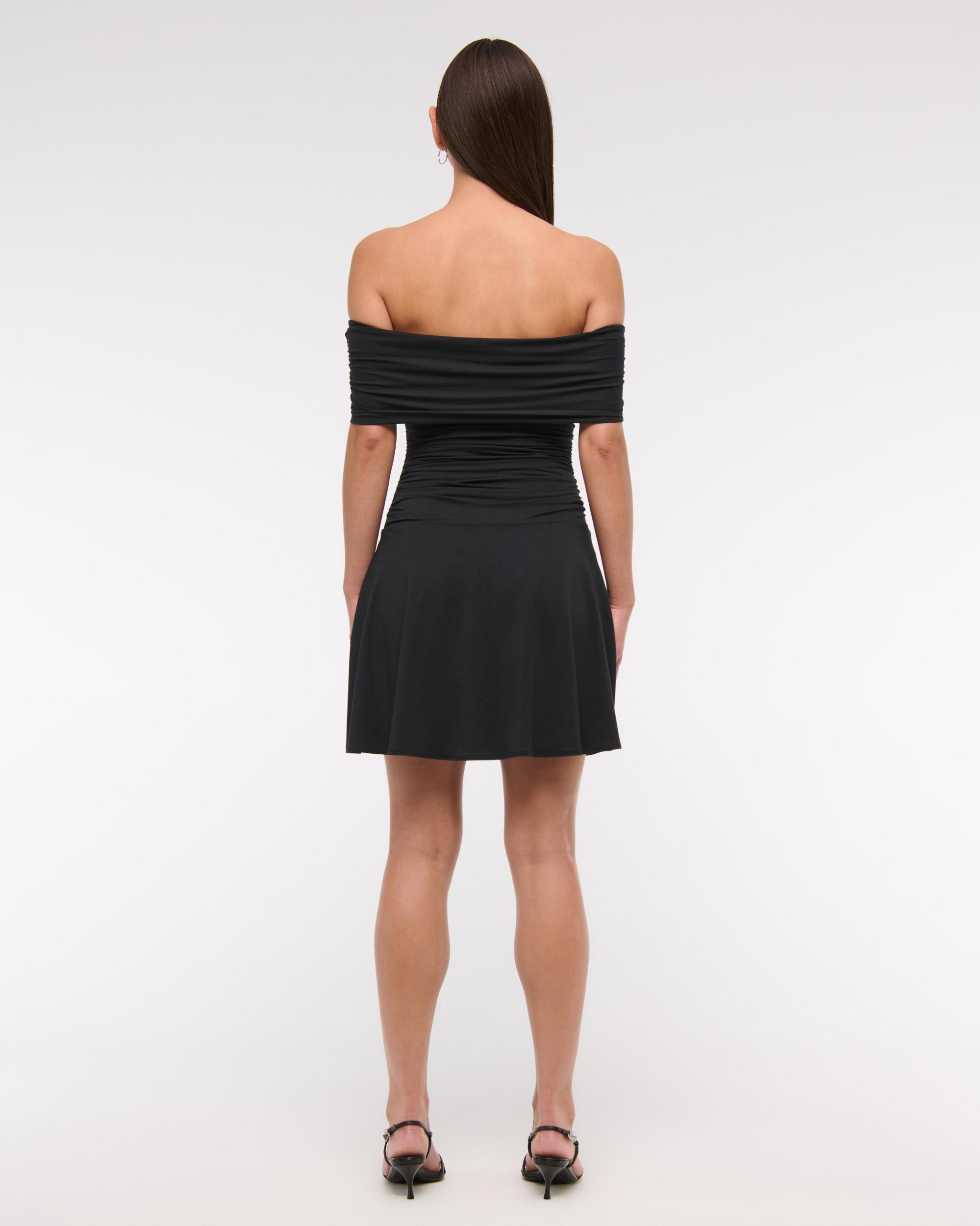 Off-The-Shoulder Knit Skort Product Image