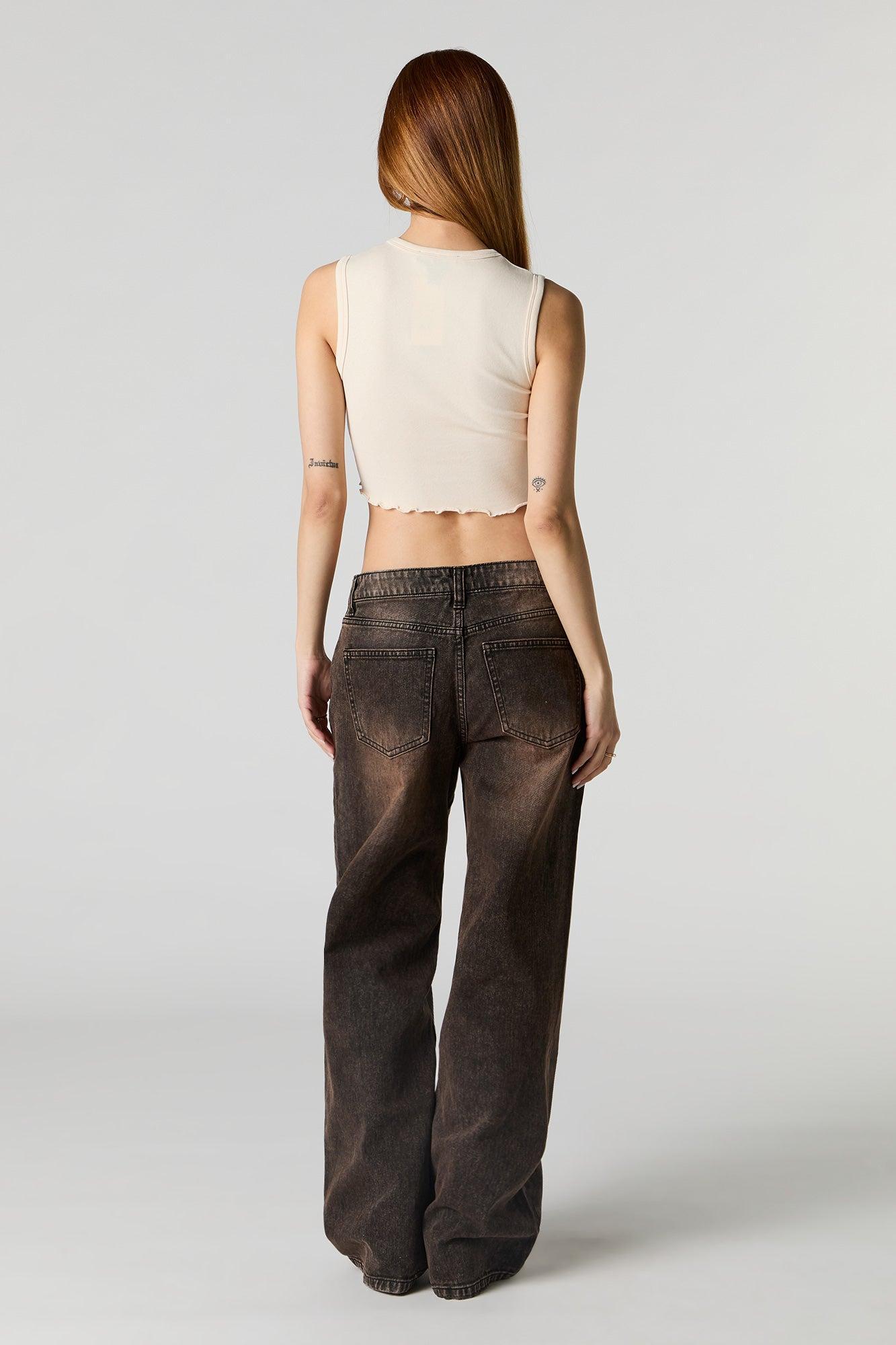 Black Latte Wash Low Rise Skater Jean Female Product Image