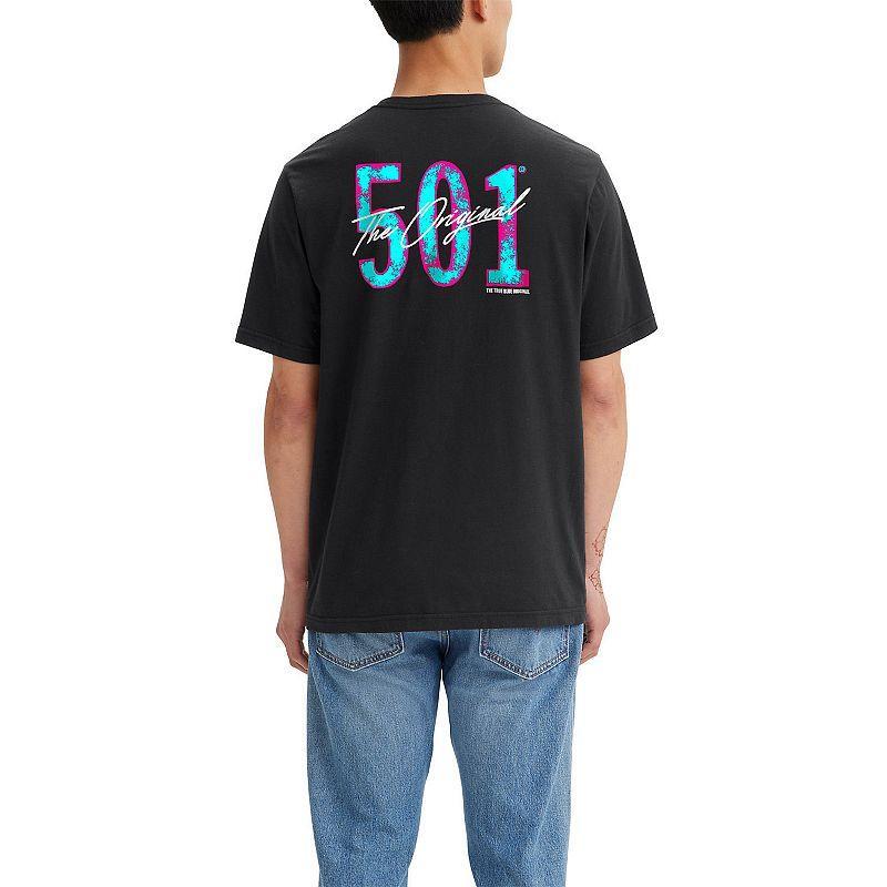 Men's Levi's® Relaxed-Fit Tee, Size: Large, Black Product Image