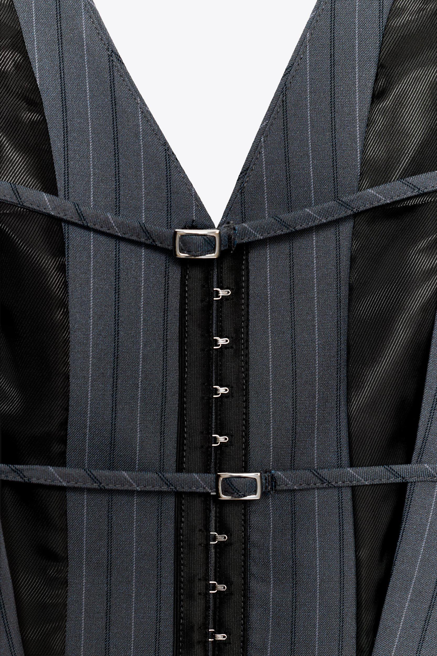 PINSTRIPE TOP VEST Product Image