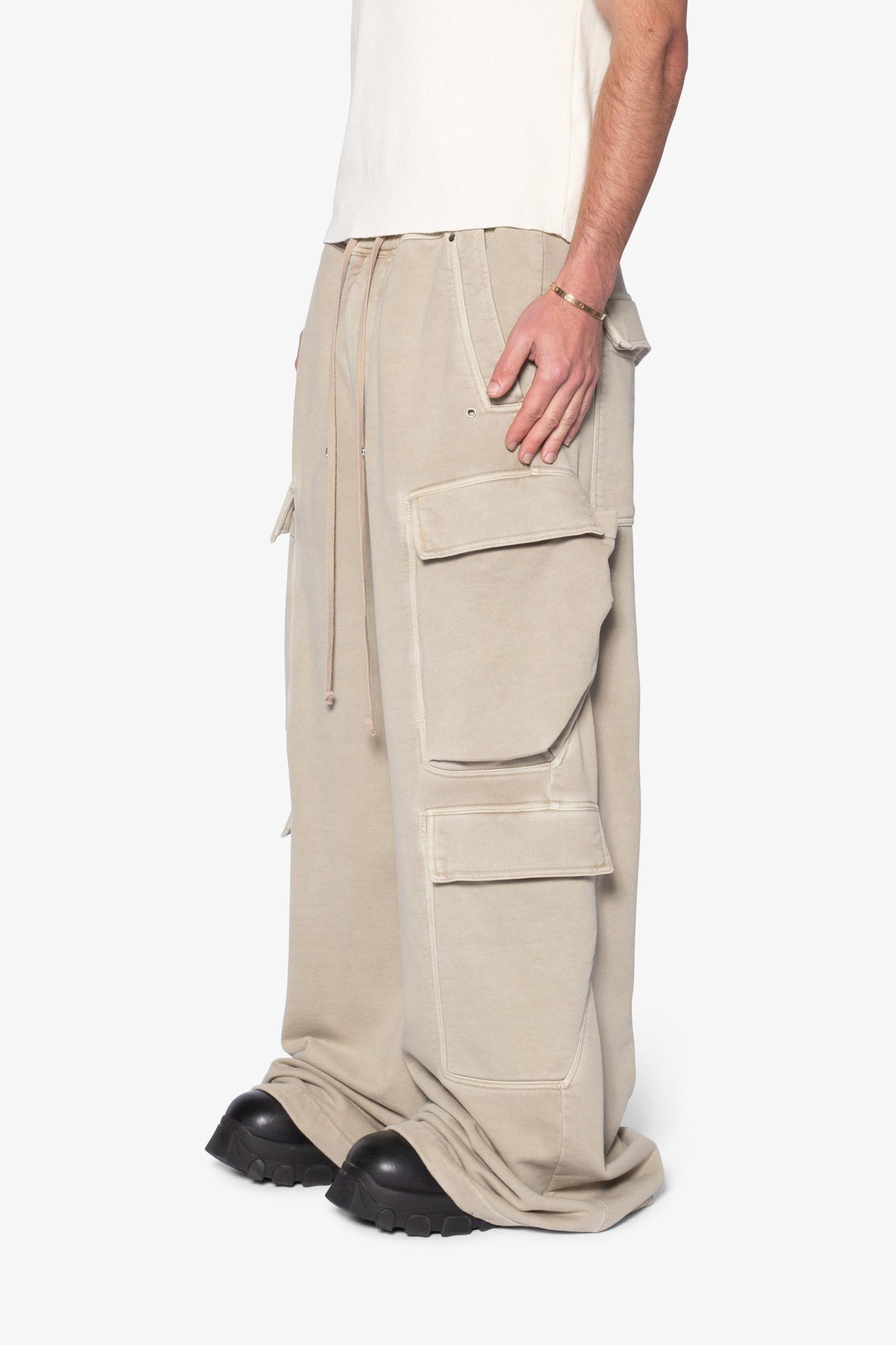 Rave Double Cargo Sweatpants - Washed Earth Product Image