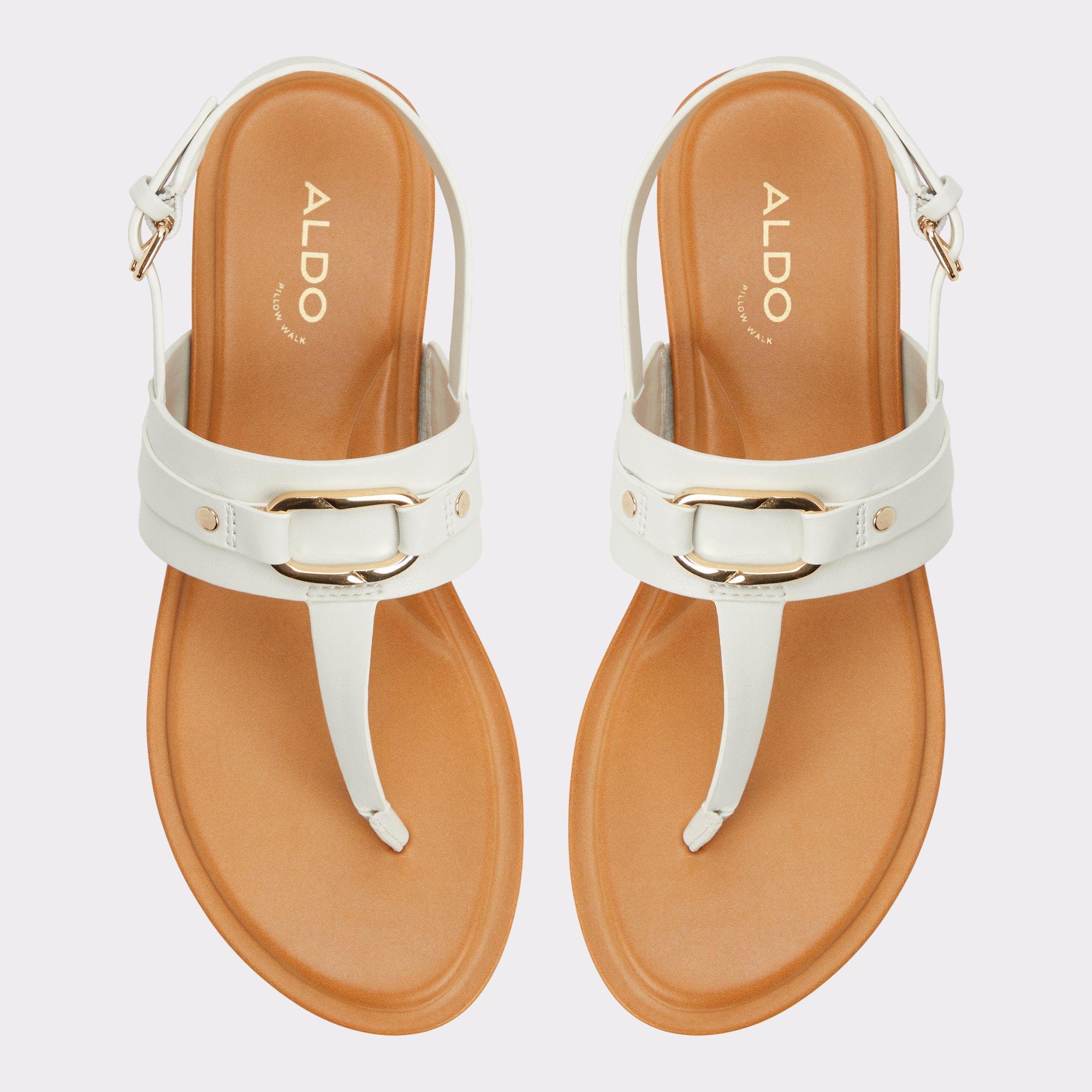 ALDO Taylen - Women's Footbed Sandal Sandals - White, Size 9 Product Image