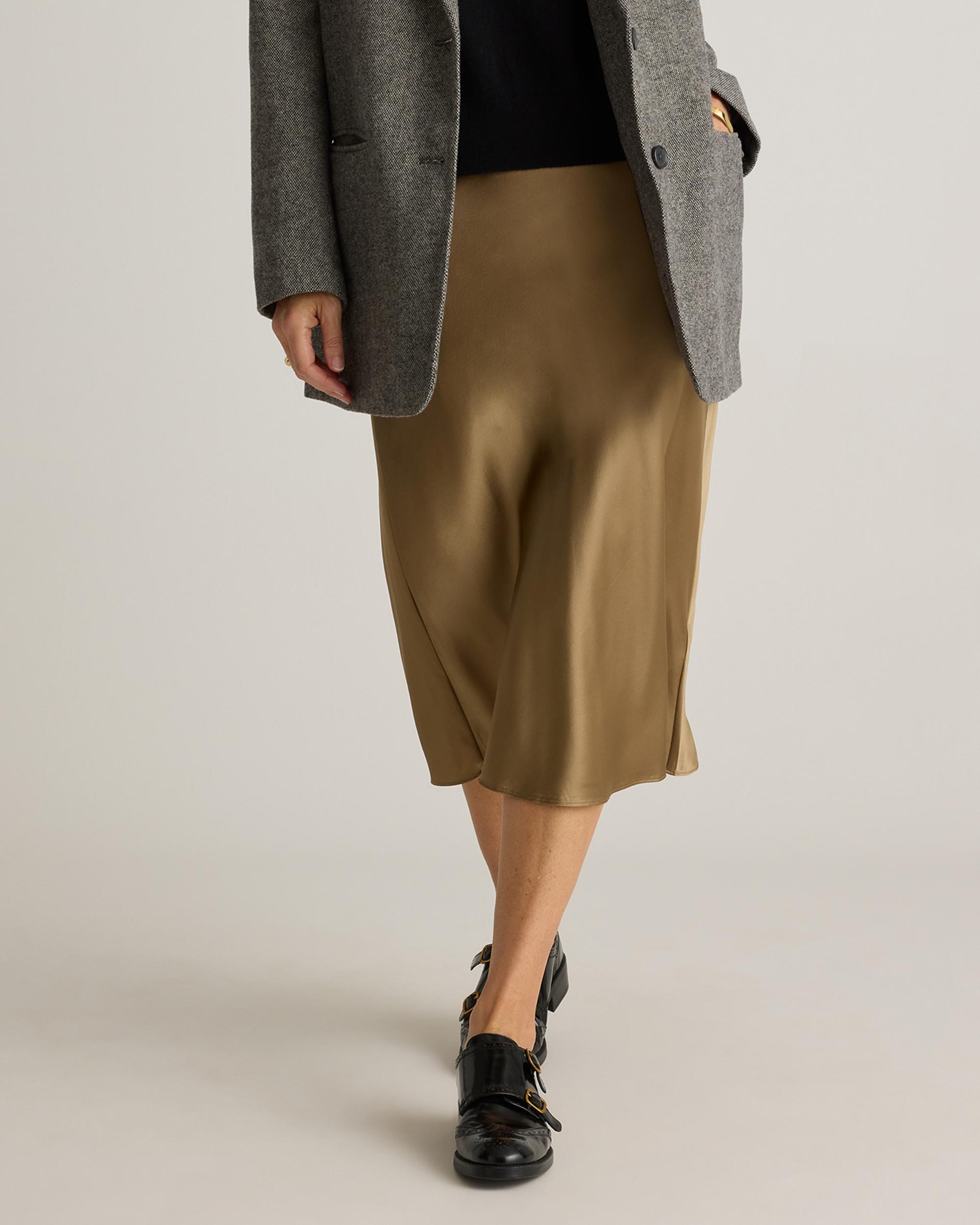 Quince | Women's Skirt Size XL, Silk Product Image