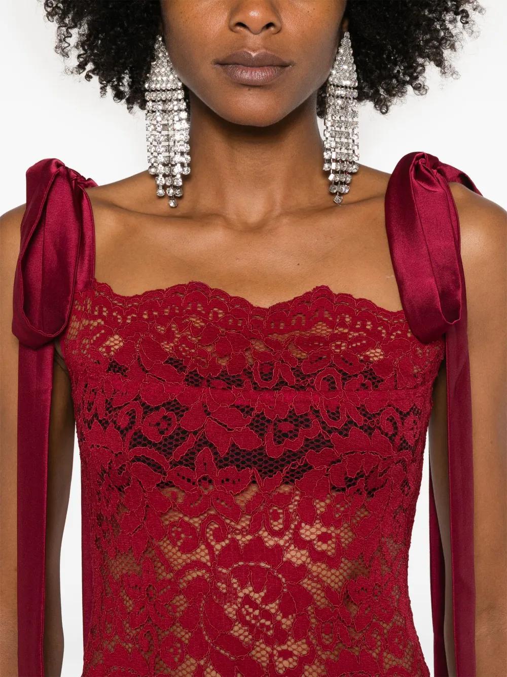 x Rue Ra corded-lace maxi dress Product Image