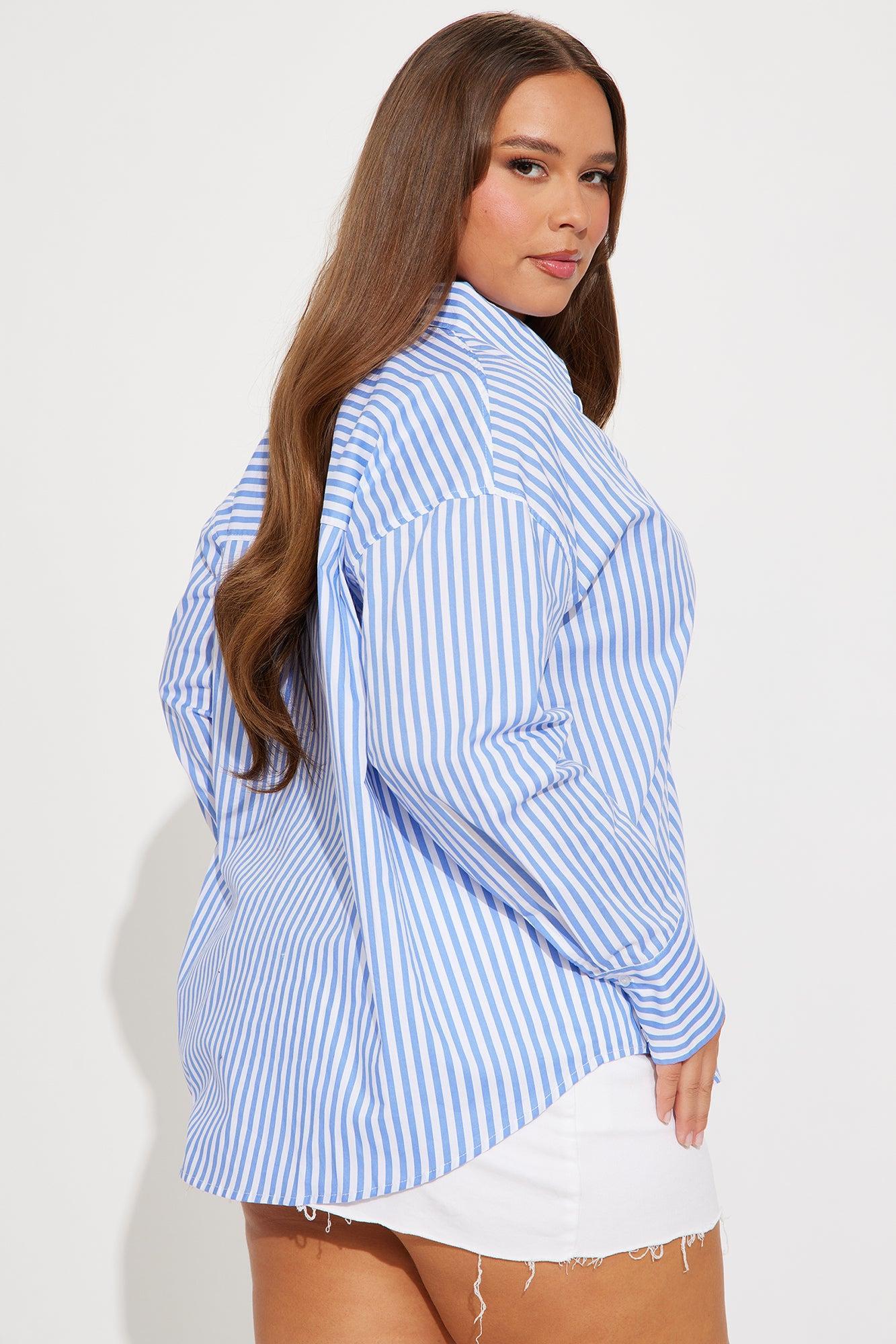 Salty Lobster Striped Shirt - Blue/combo Product Image