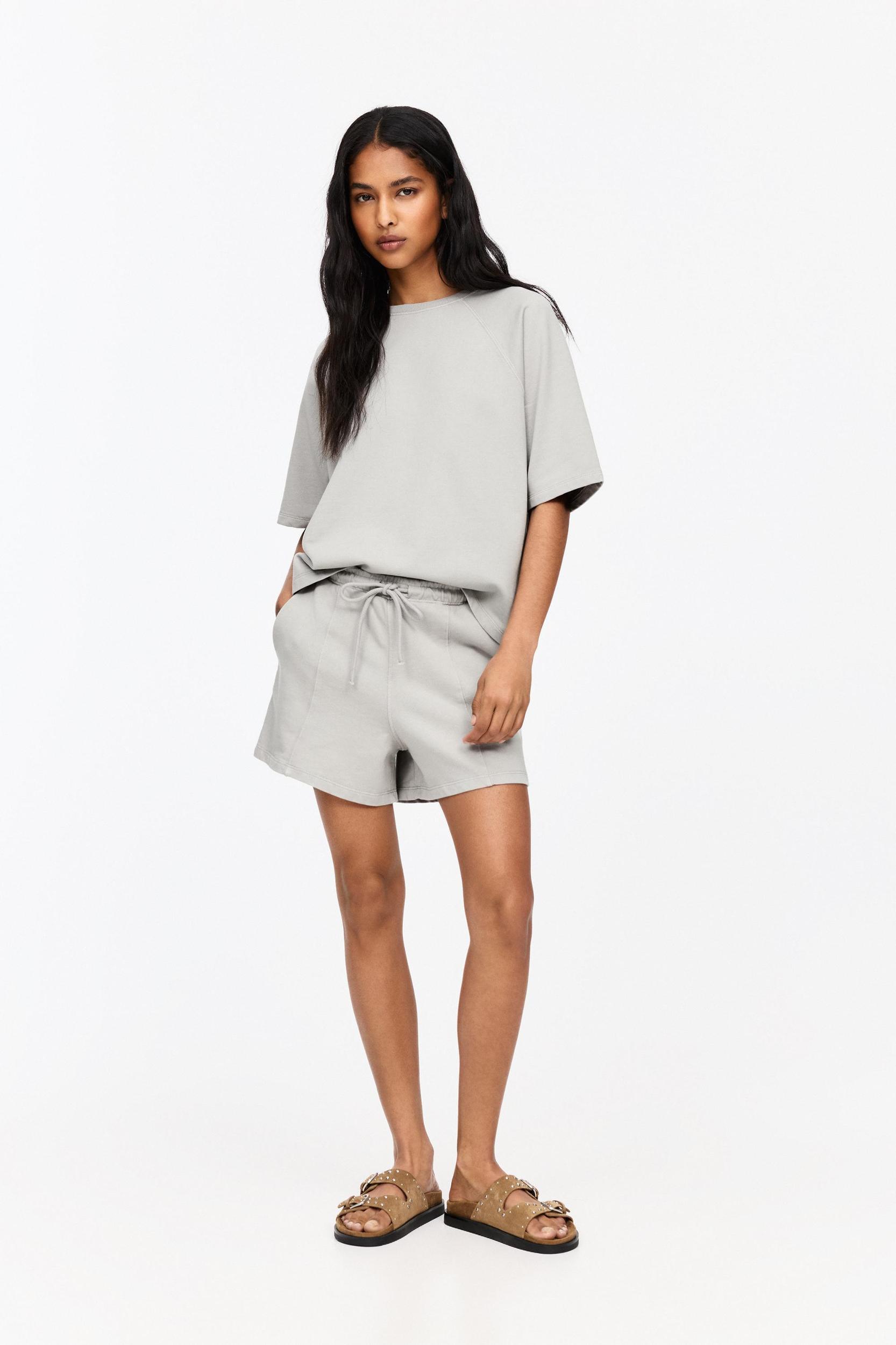 Tracksuit shorts with seam detail Product Image